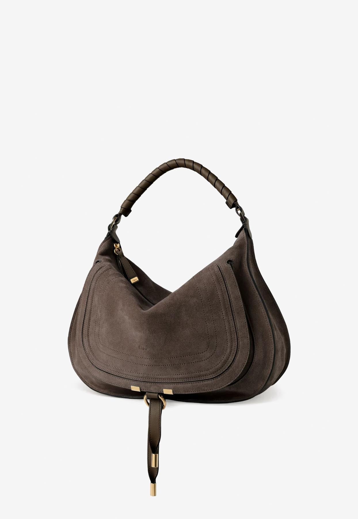 Marcie en Daim Sac Porté Épaule