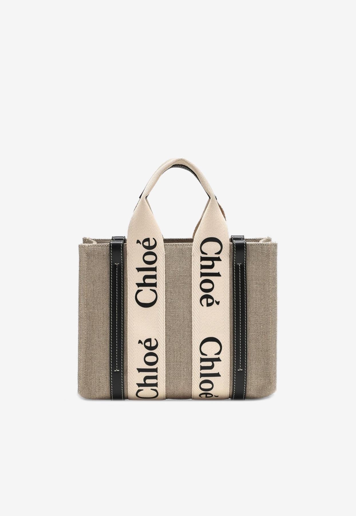 Petit Woody en Toile Cabas Bag