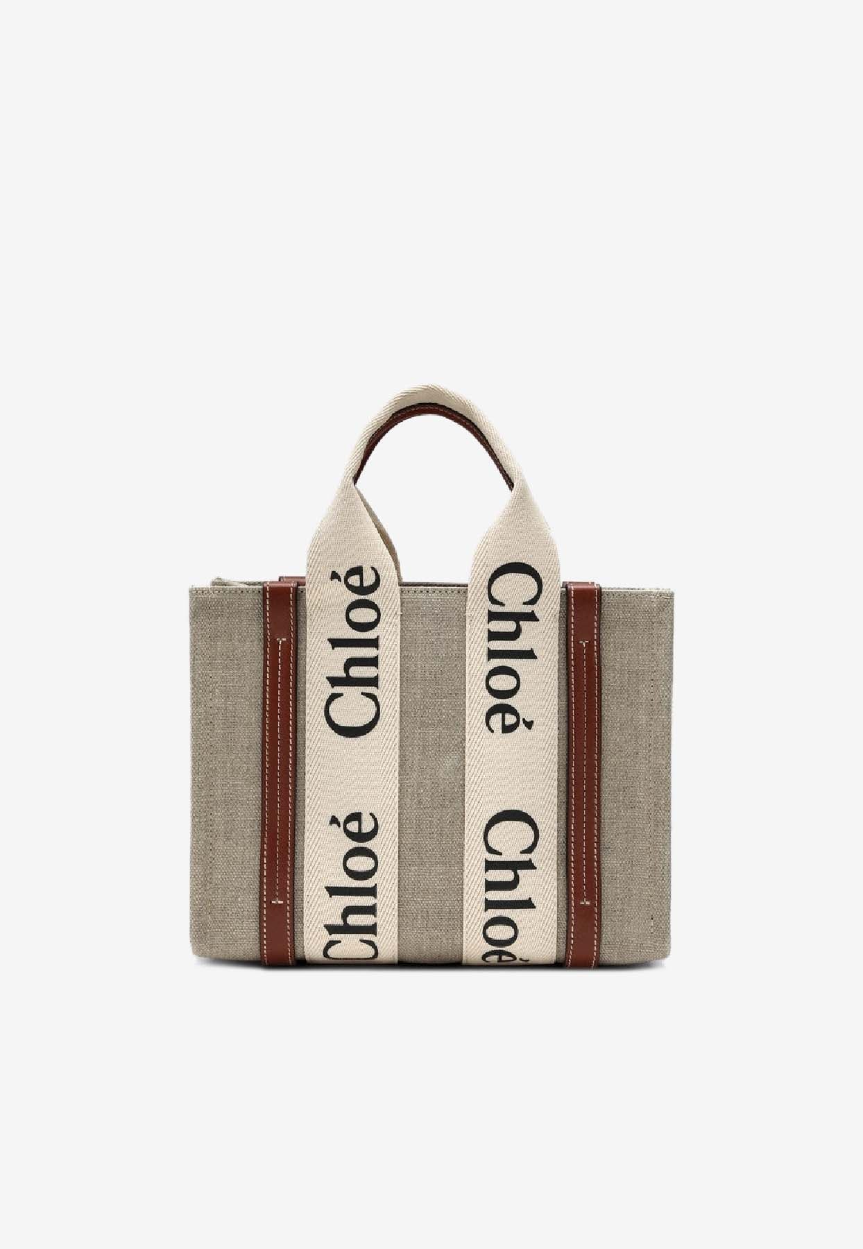 Petit Woody en Toile Cabas Bag