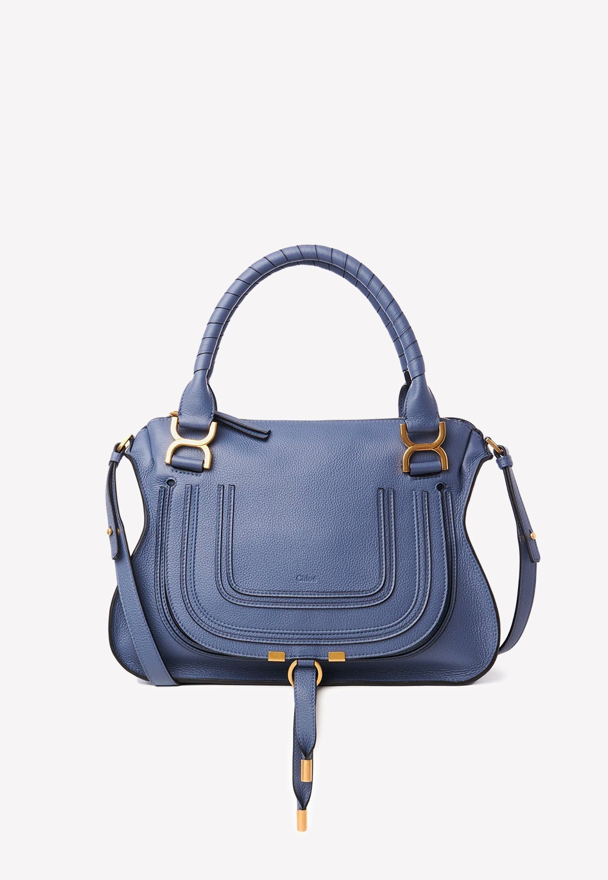 Moyen Marcie Sac à Main en Grained en Cuir