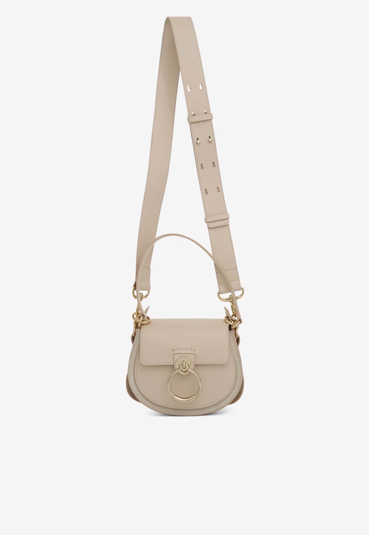 Petit Tess en Cuir et en Daim Sac Bandoulière
