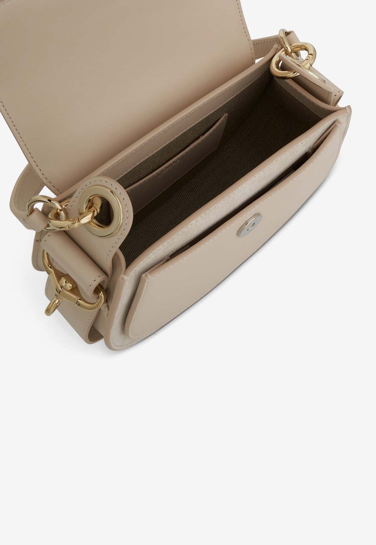 Petit Tess en Cuir et en Daim Sac Bandoulière