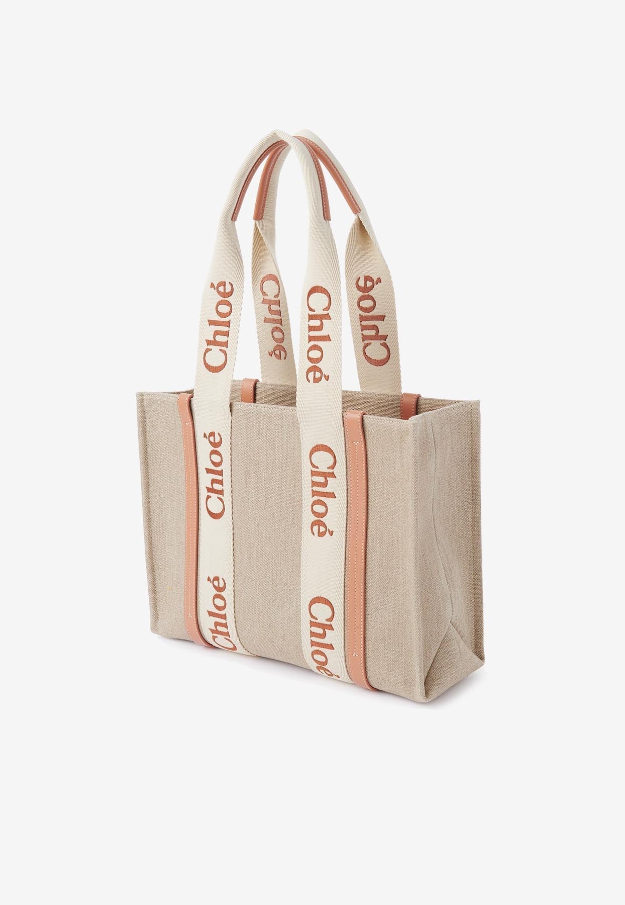 Woody Raffia Cabas Bag