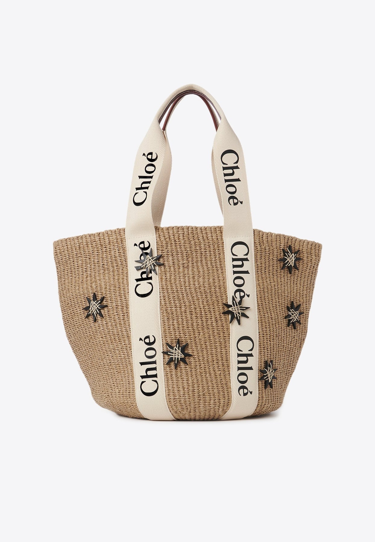 Grand Woody Woven Cabas Bag