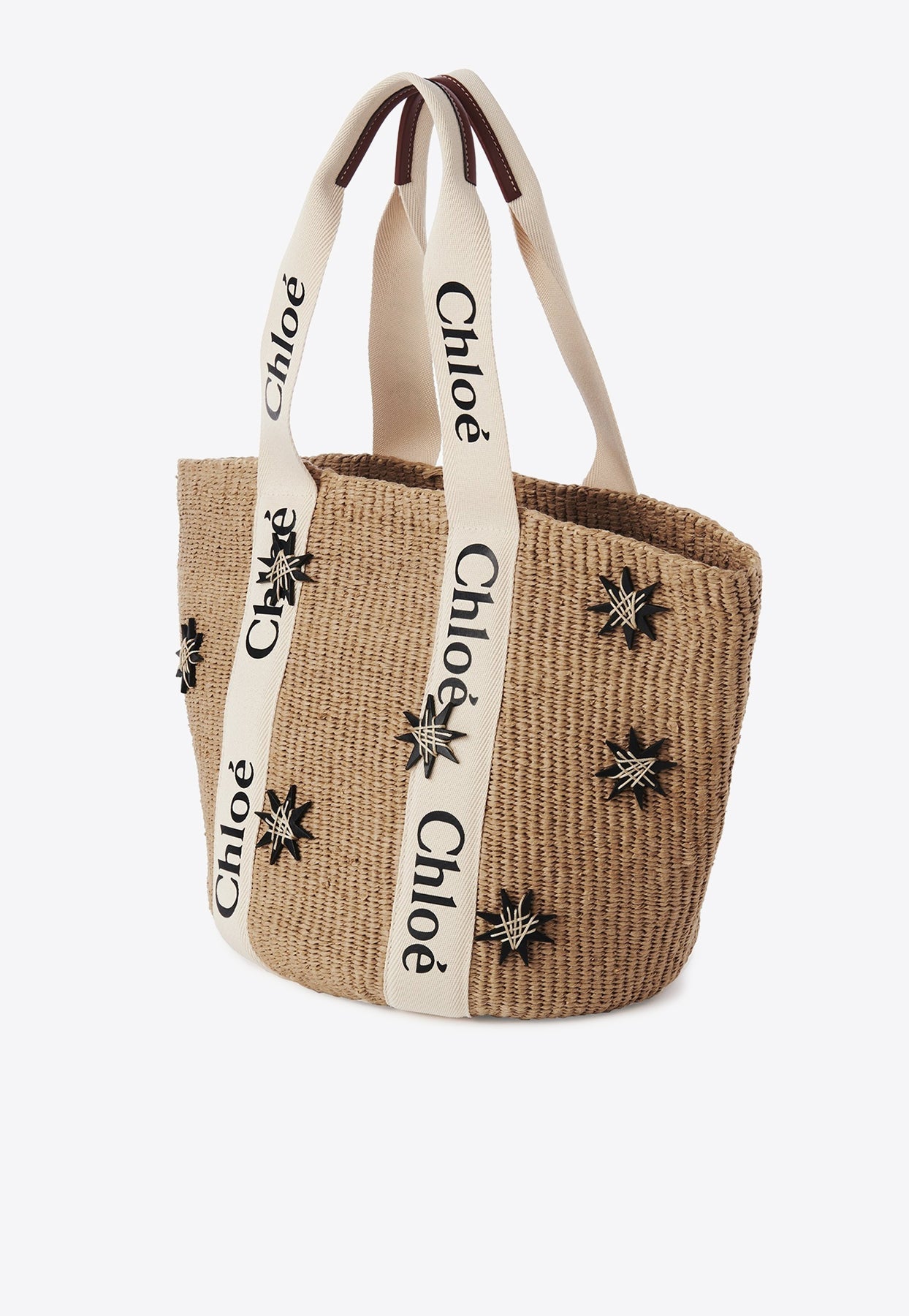 Grand Woody Woven Cabas Bag