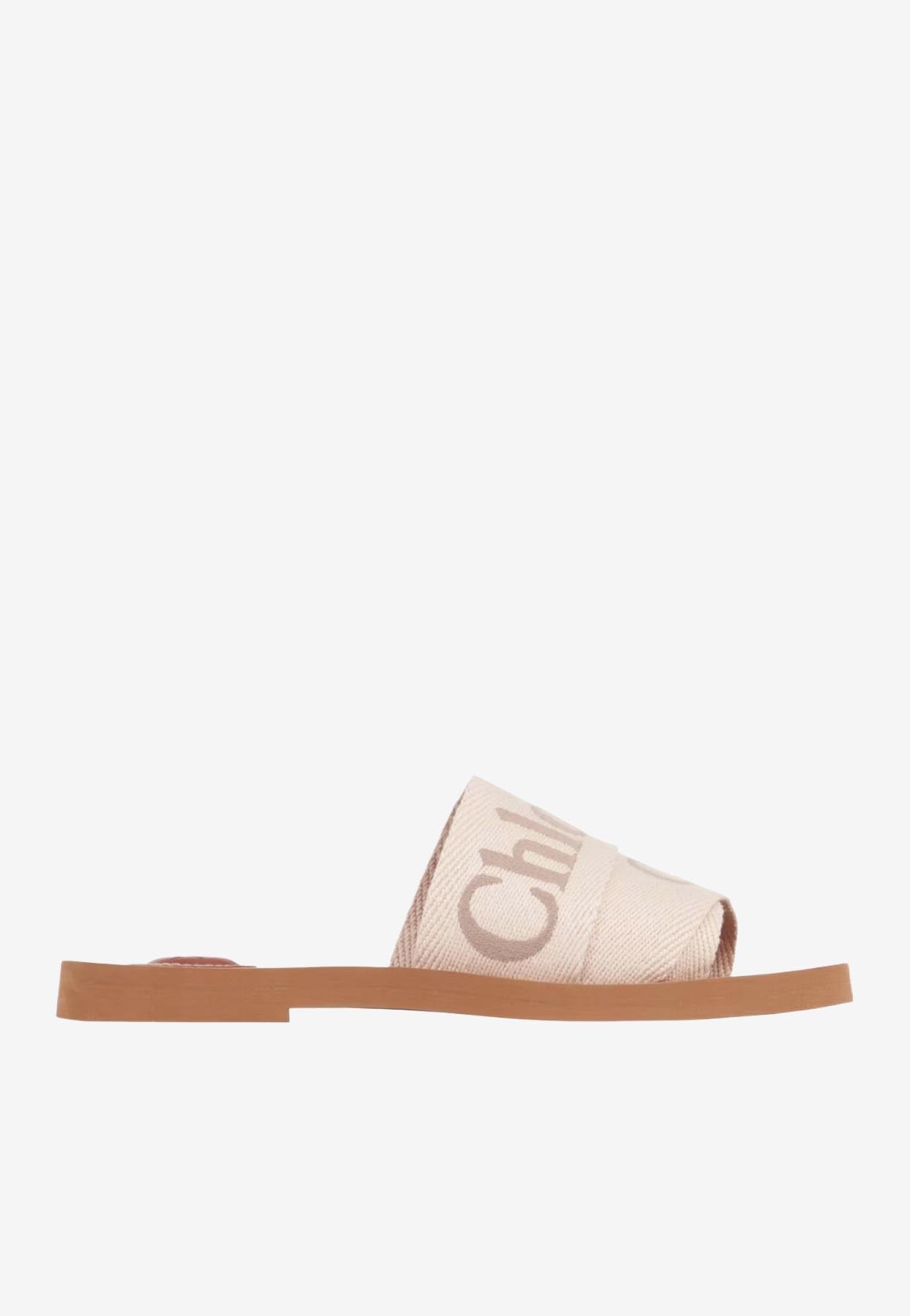 Woody Linen Mules Plates