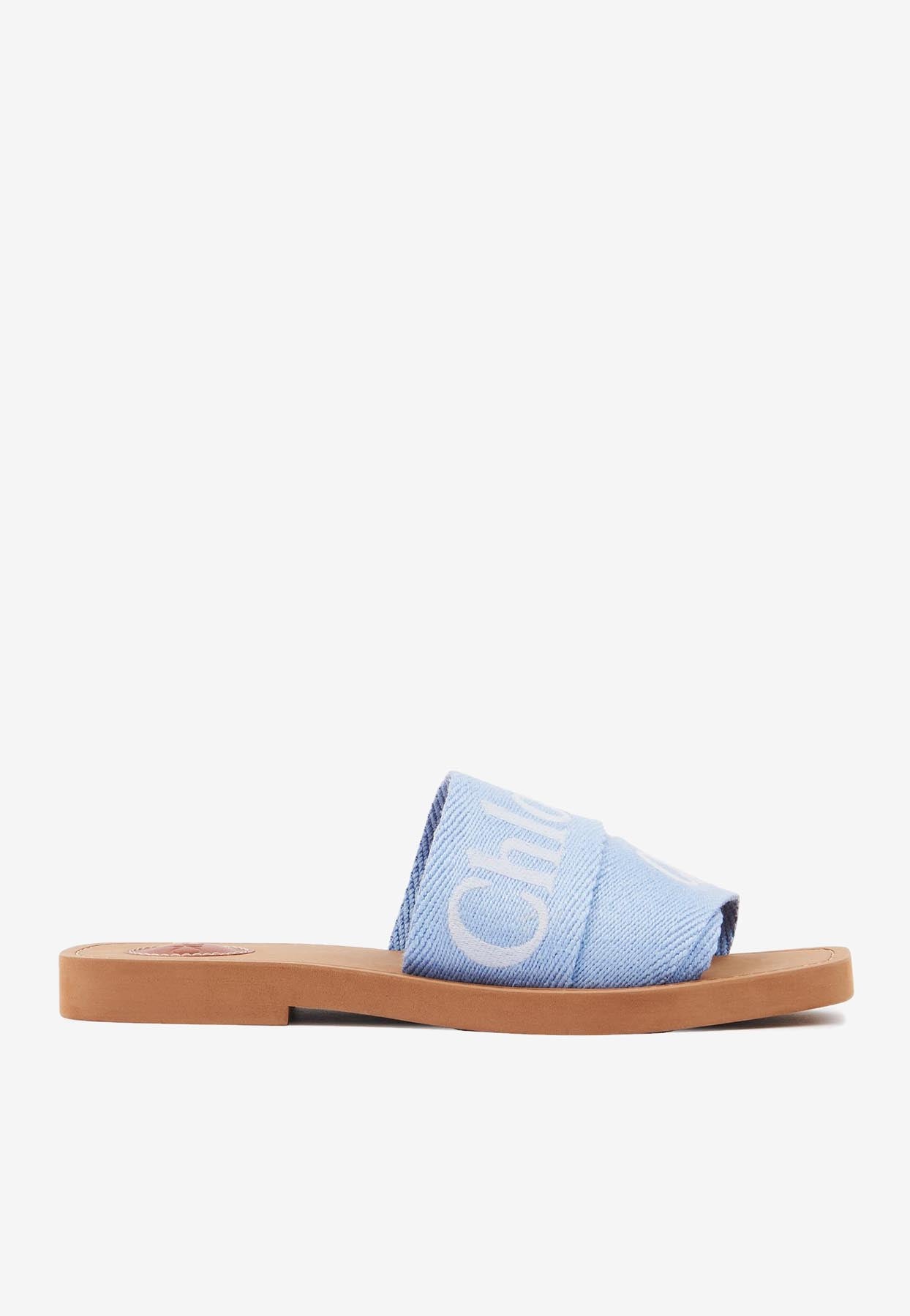 Woody Linen-Blend Mules Plates