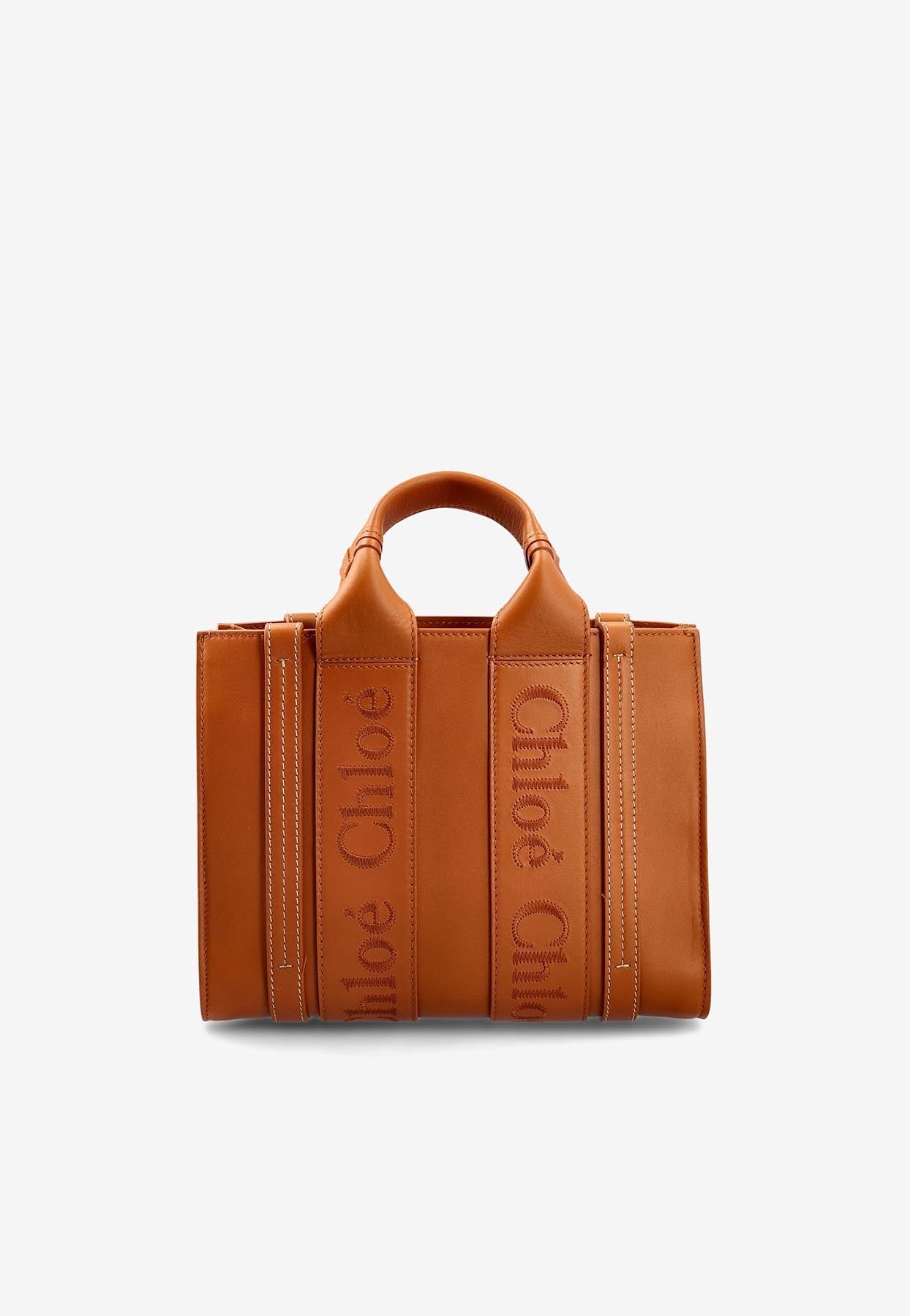 Petit Woody Cabas Bag en Calf en Cuir