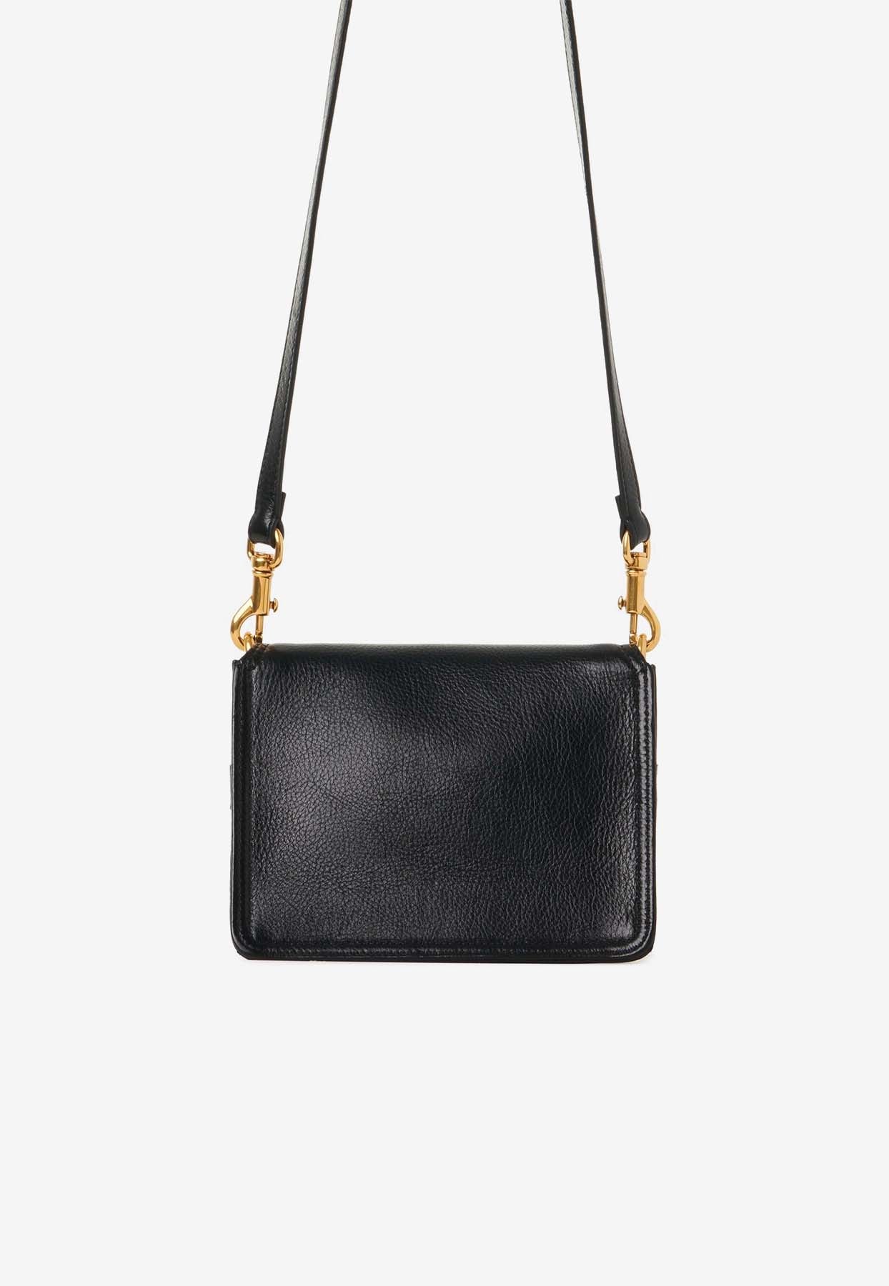Mini Cape Sac Bandoulière en Grained en Cuir