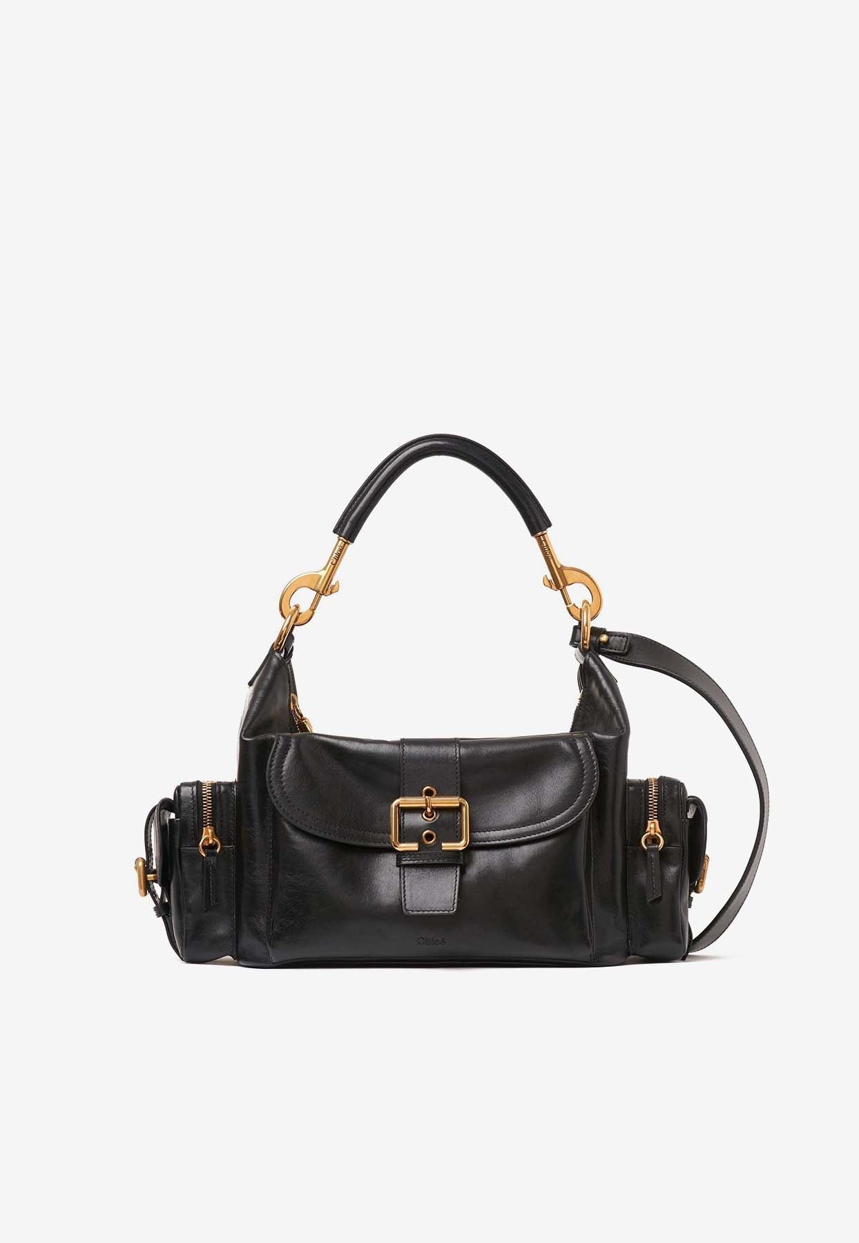 Sac Porté Épaule en Brillant en Cuir