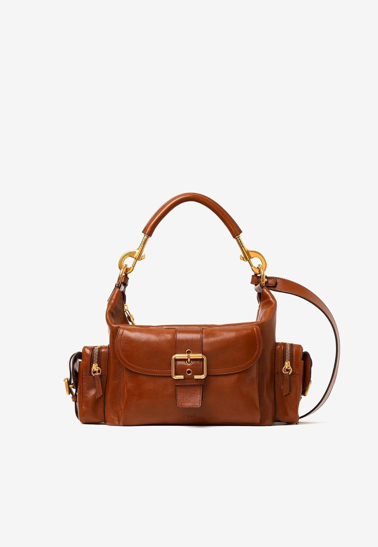 Sac Porté Épaule en Brillant en Cuir