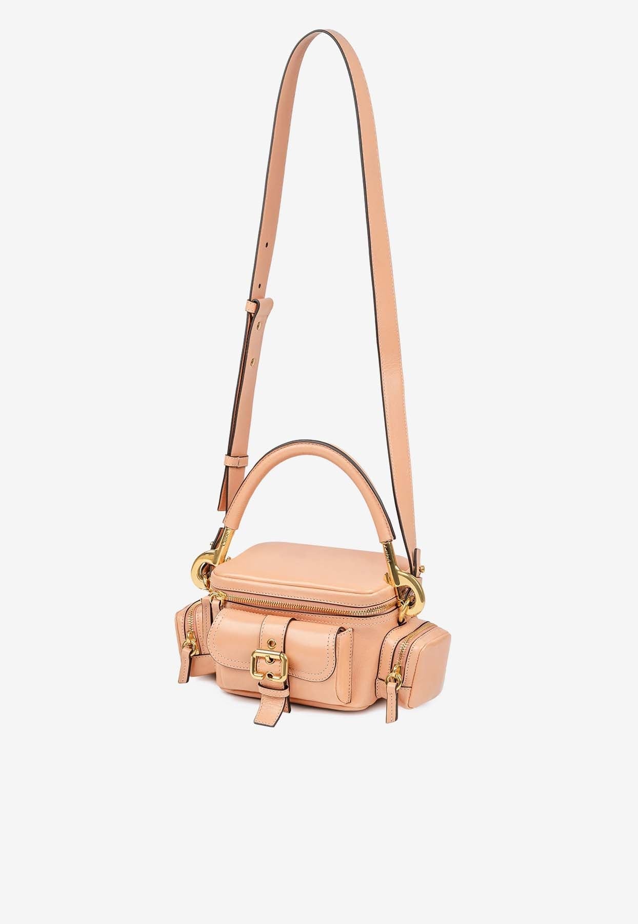 Petit Sac Porté Épaule en Brillant en Cuir