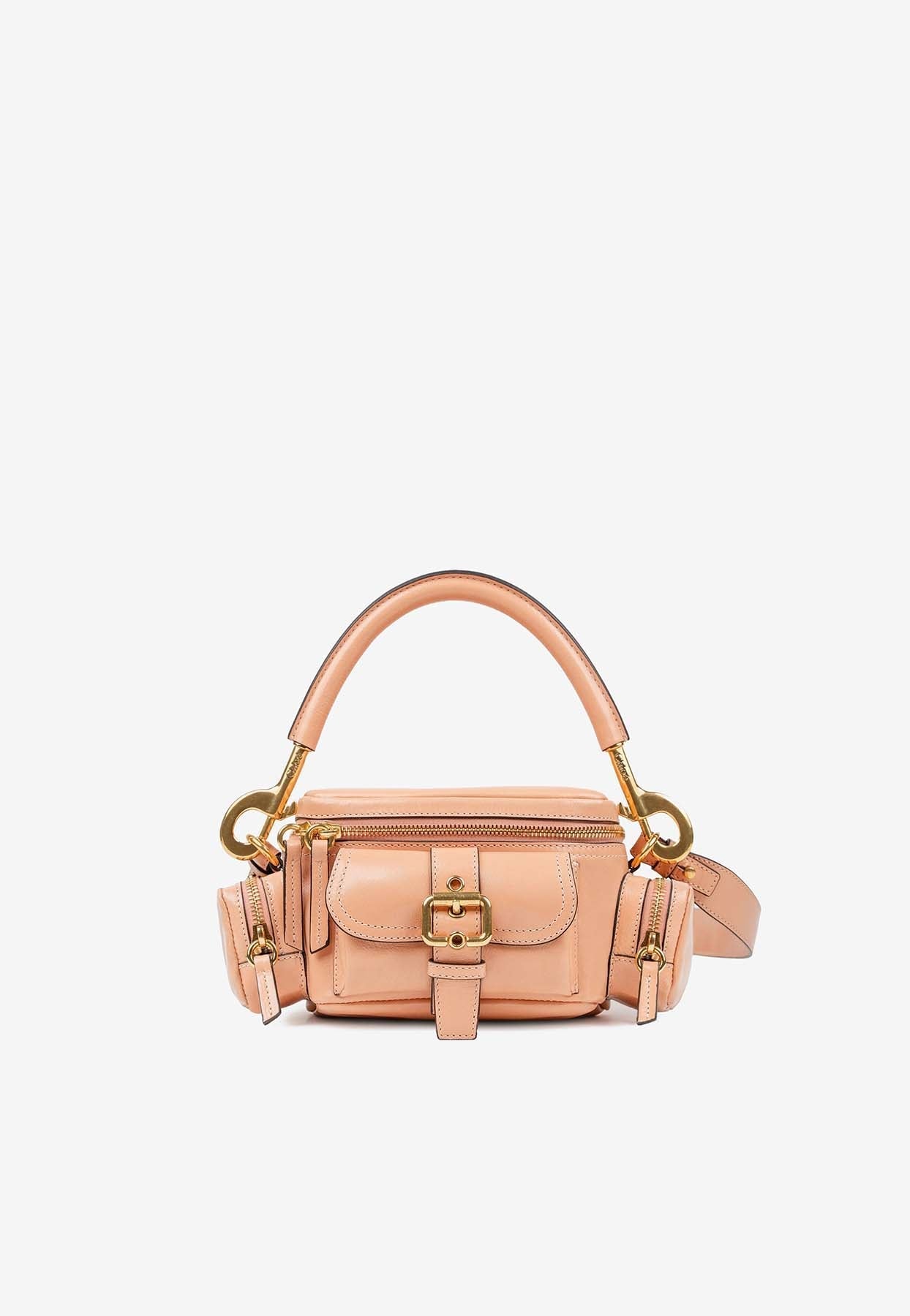 Petit Sac Porté Épaule en Brillant en Cuir