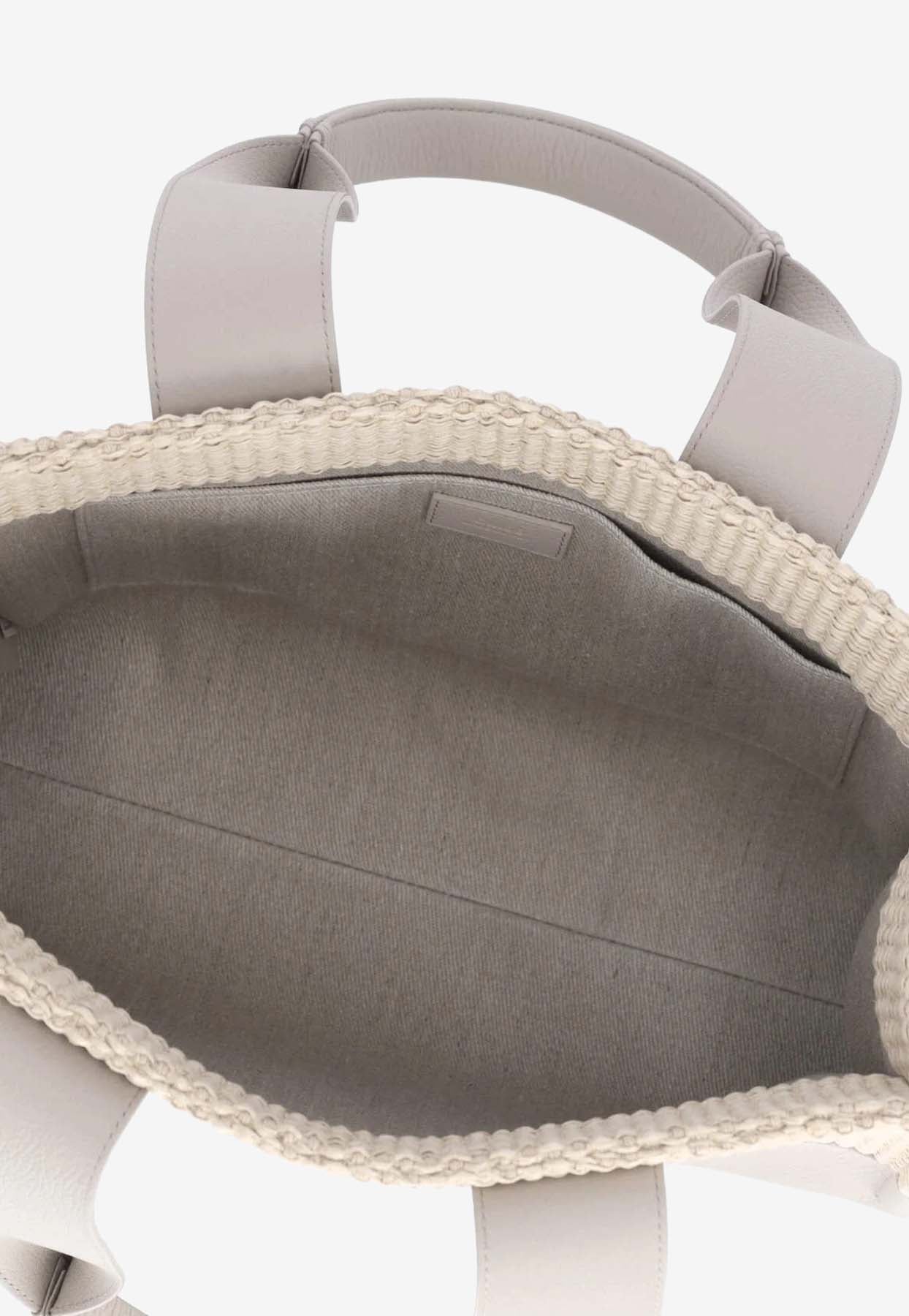 Paneled Woody Cabas Bag