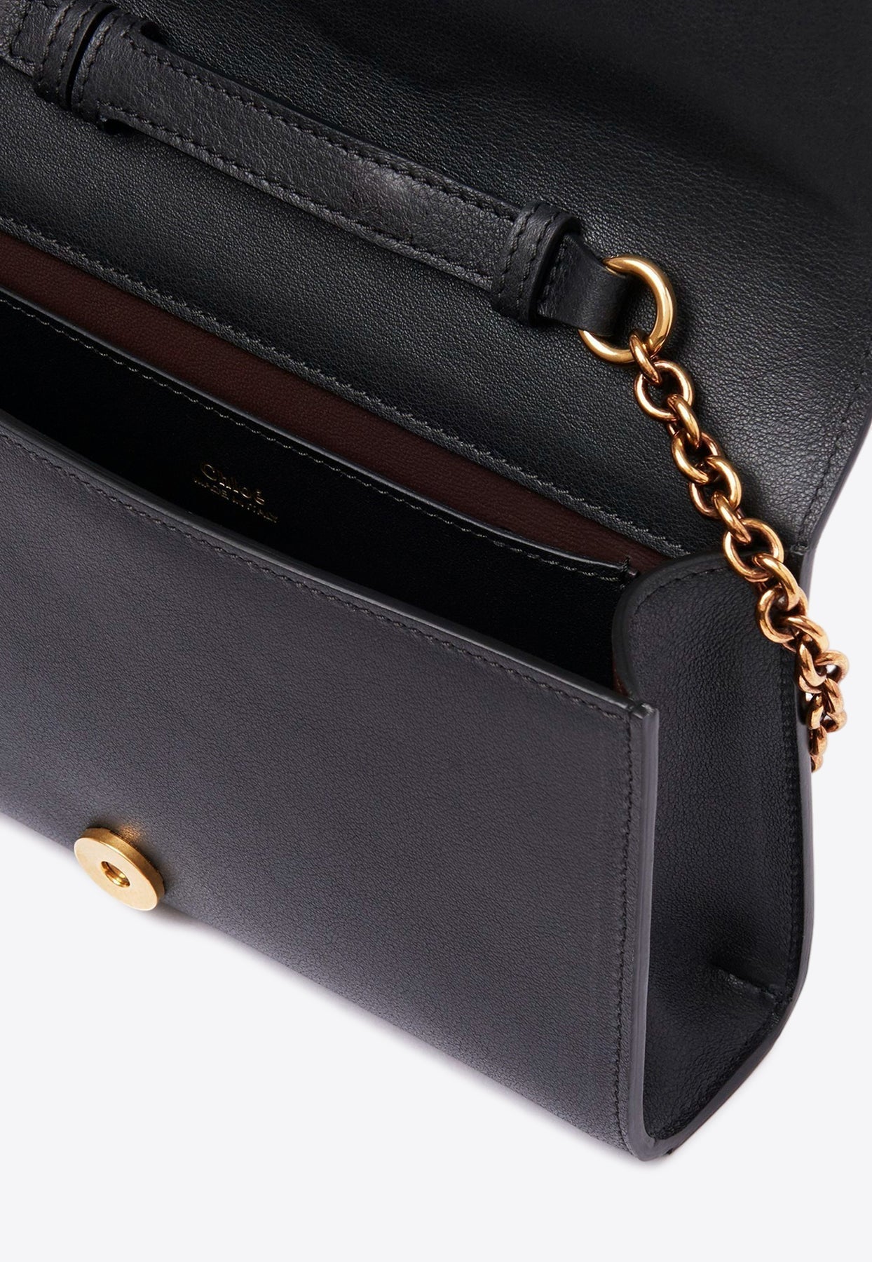 Iconique Logo Calf en Cuir Sac Porté Épaule