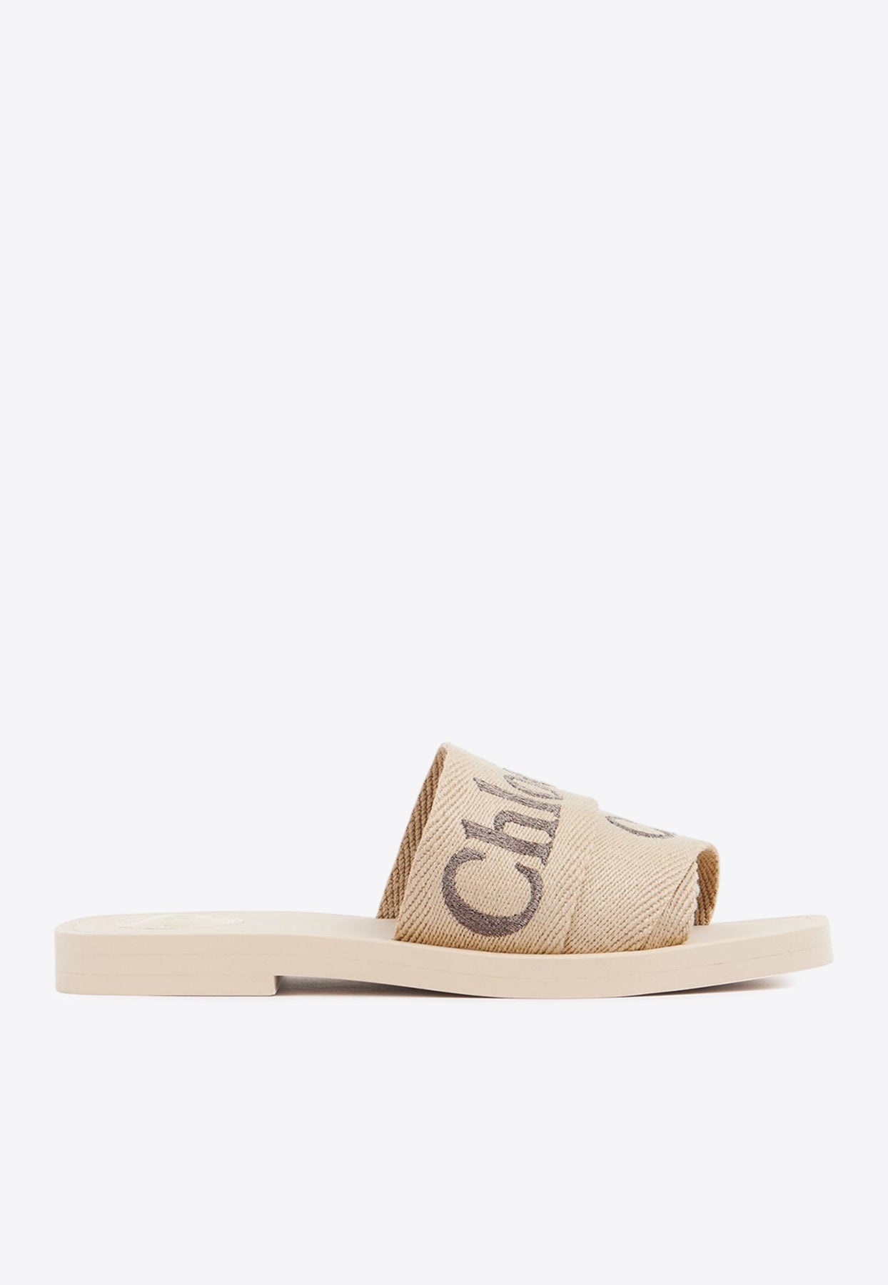 Woody Logo Embroidered Slides