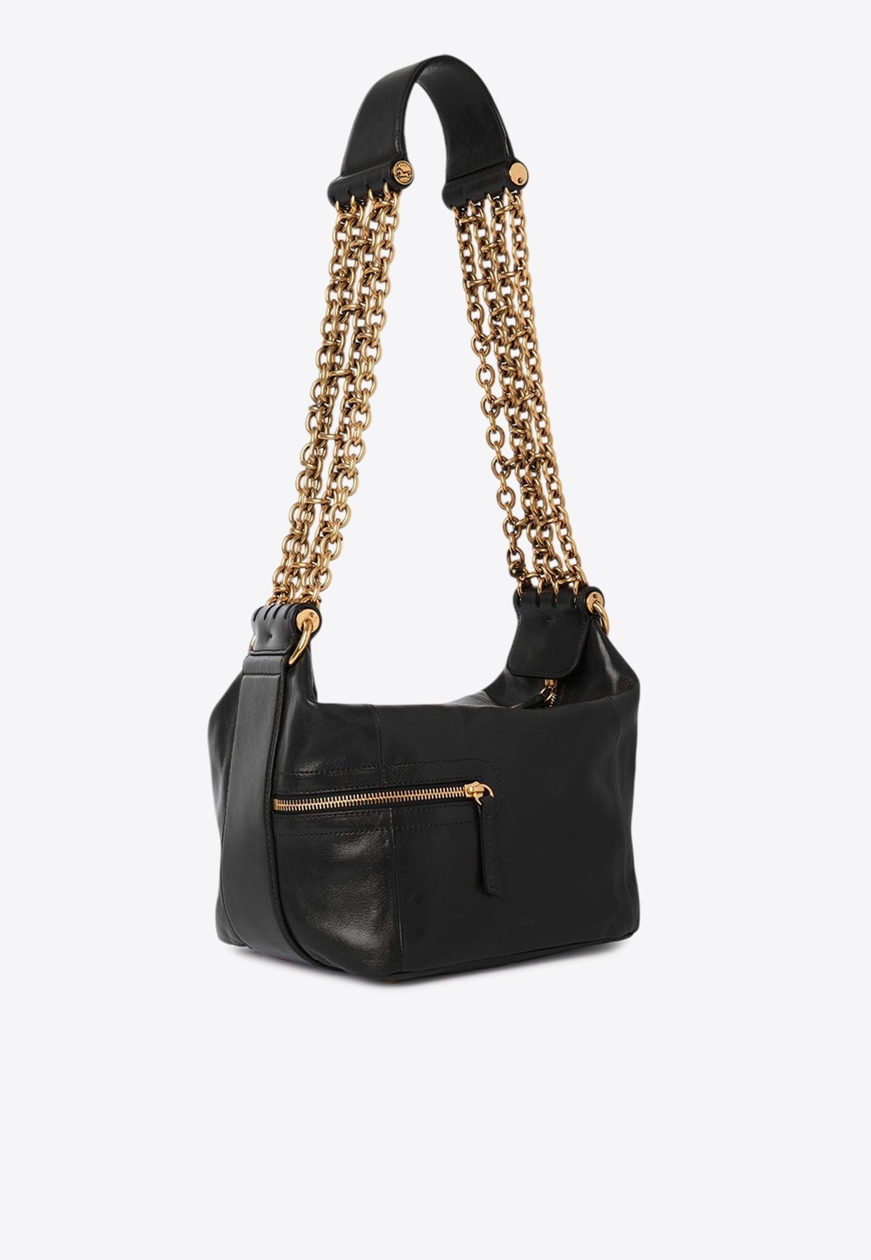 Camera Chaîne en Cuir Sac Porté Épaule