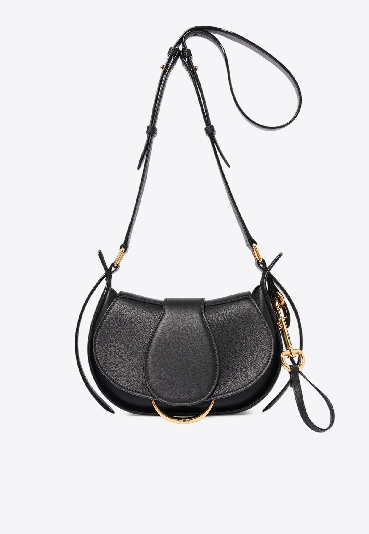 Petit Ride Calf en Cuir Sac Porté Épaule
