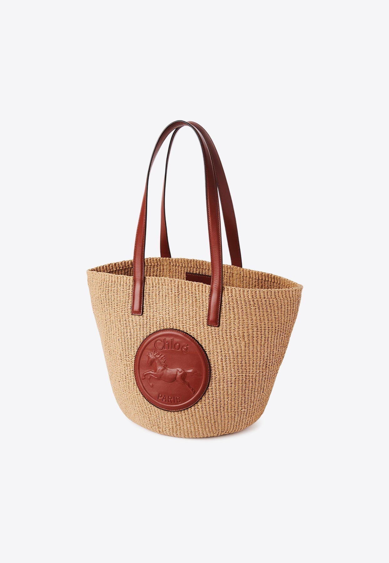 Grand Horse Medal Basket Bag
