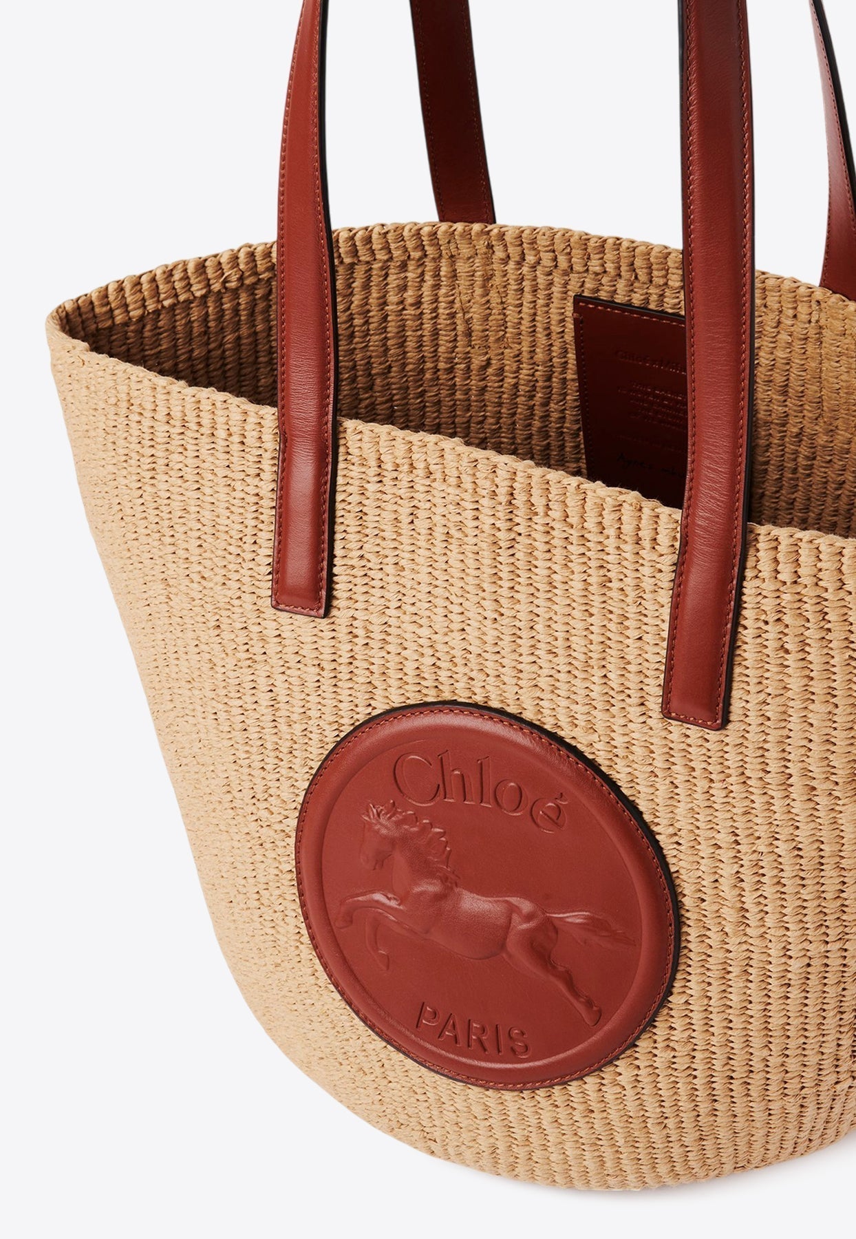 Grand Horse Medal Basket Bag