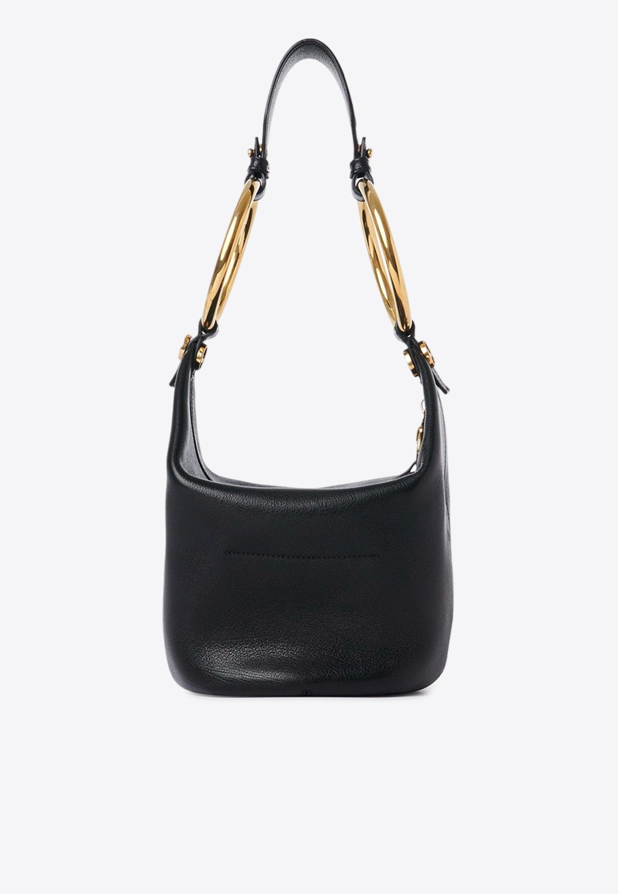 Petit Bracelet Sac Porté Épaule en Grained en Cuir