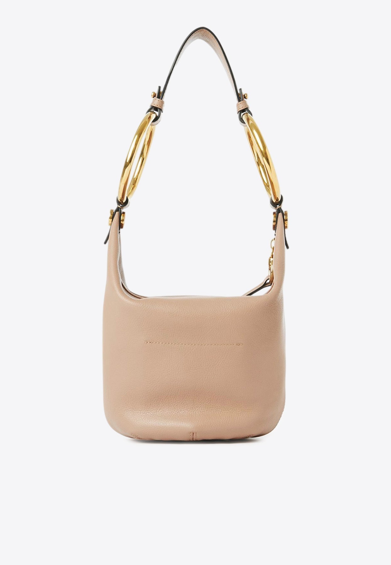 Petit Bracelet Sac Porté Épaule en Grained en Cuir