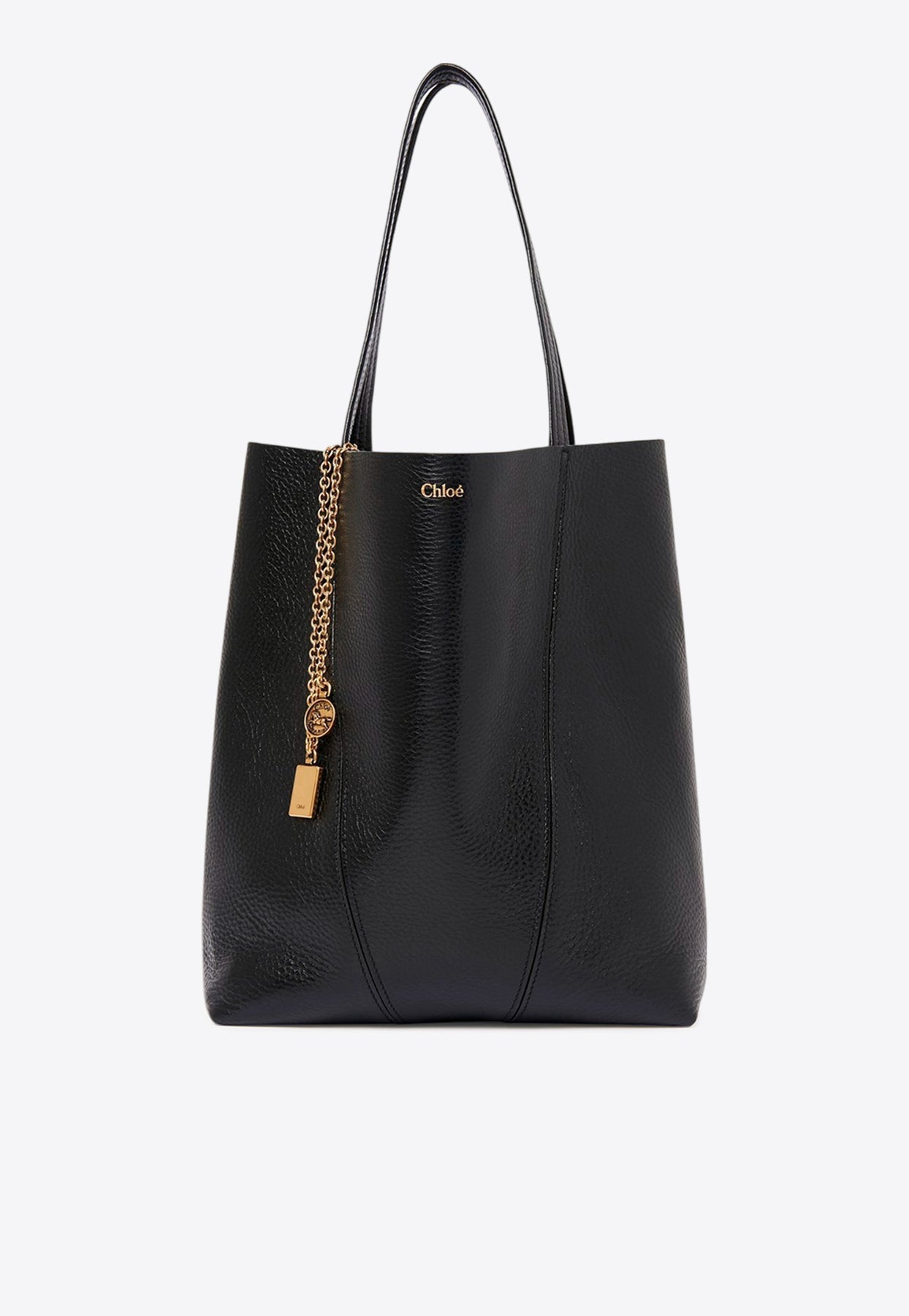 Spin Grained en Cuir Cabas Bag