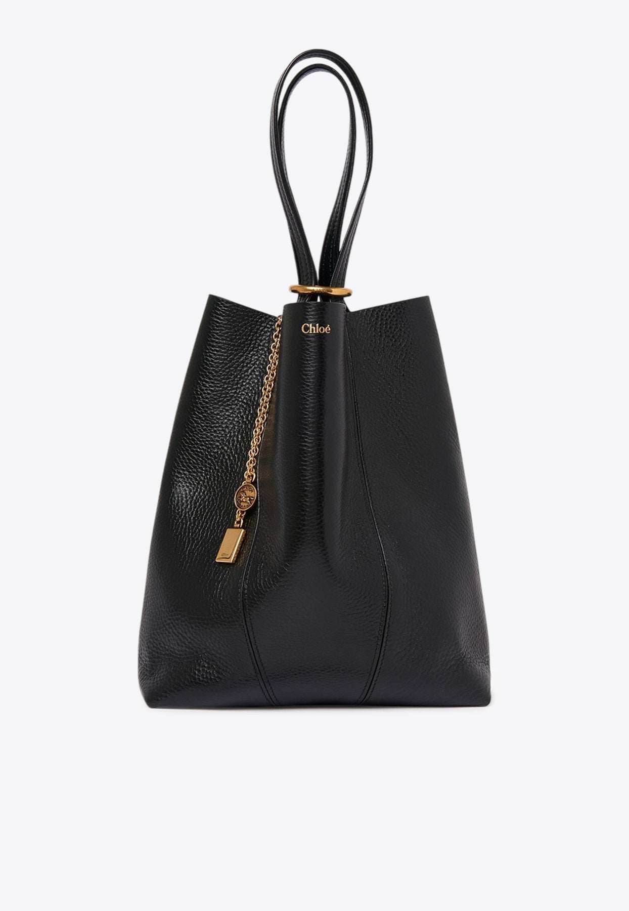 Spin Grained en Cuir Cabas Bag