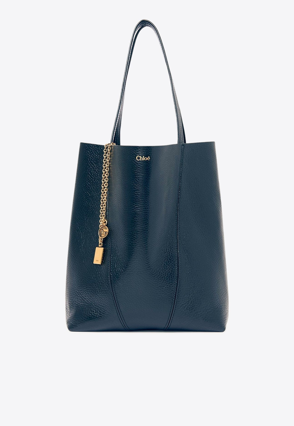 Spin Grained en Cuir Cabas Bag
