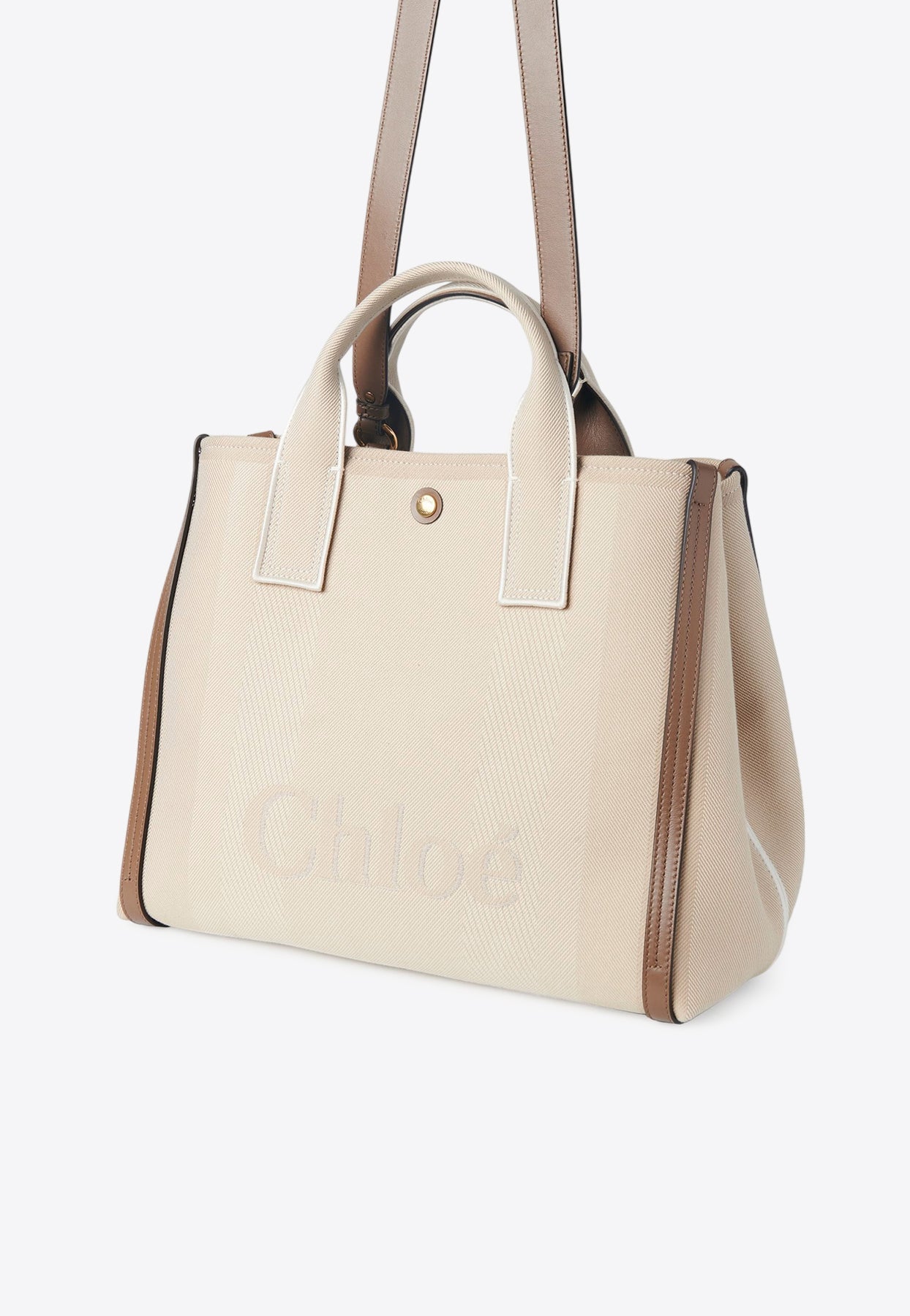 Raised Logo en Toile Cabas Bag