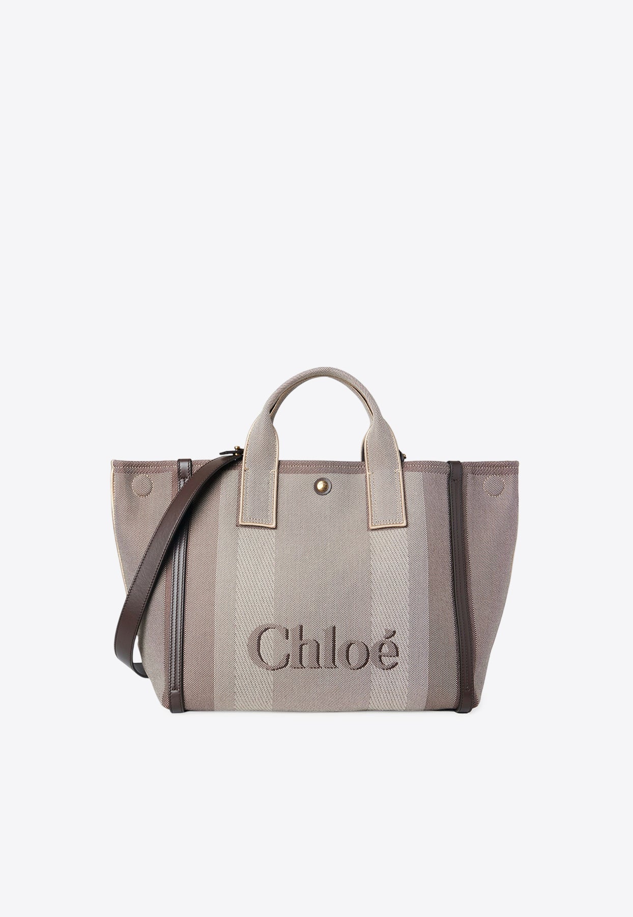 Raised Logo en Toile Cabas Bag