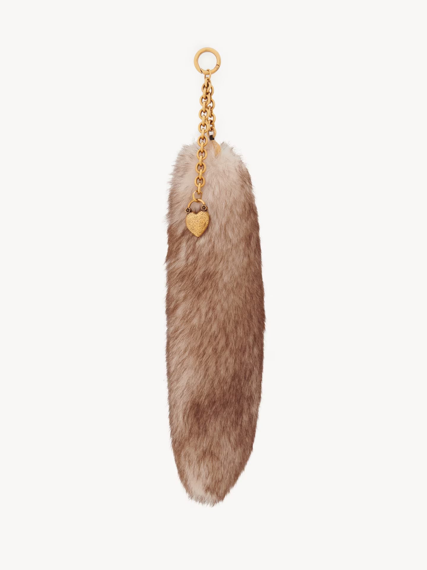 CHARM TREASURE TAILS EN SHEARLING, LAITON ET ZAMAK