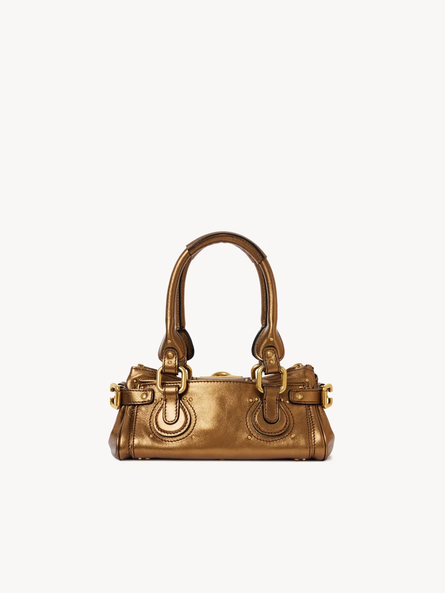 PETIT SAC PADDINGTON EN CUIR MÉTALLISÉ