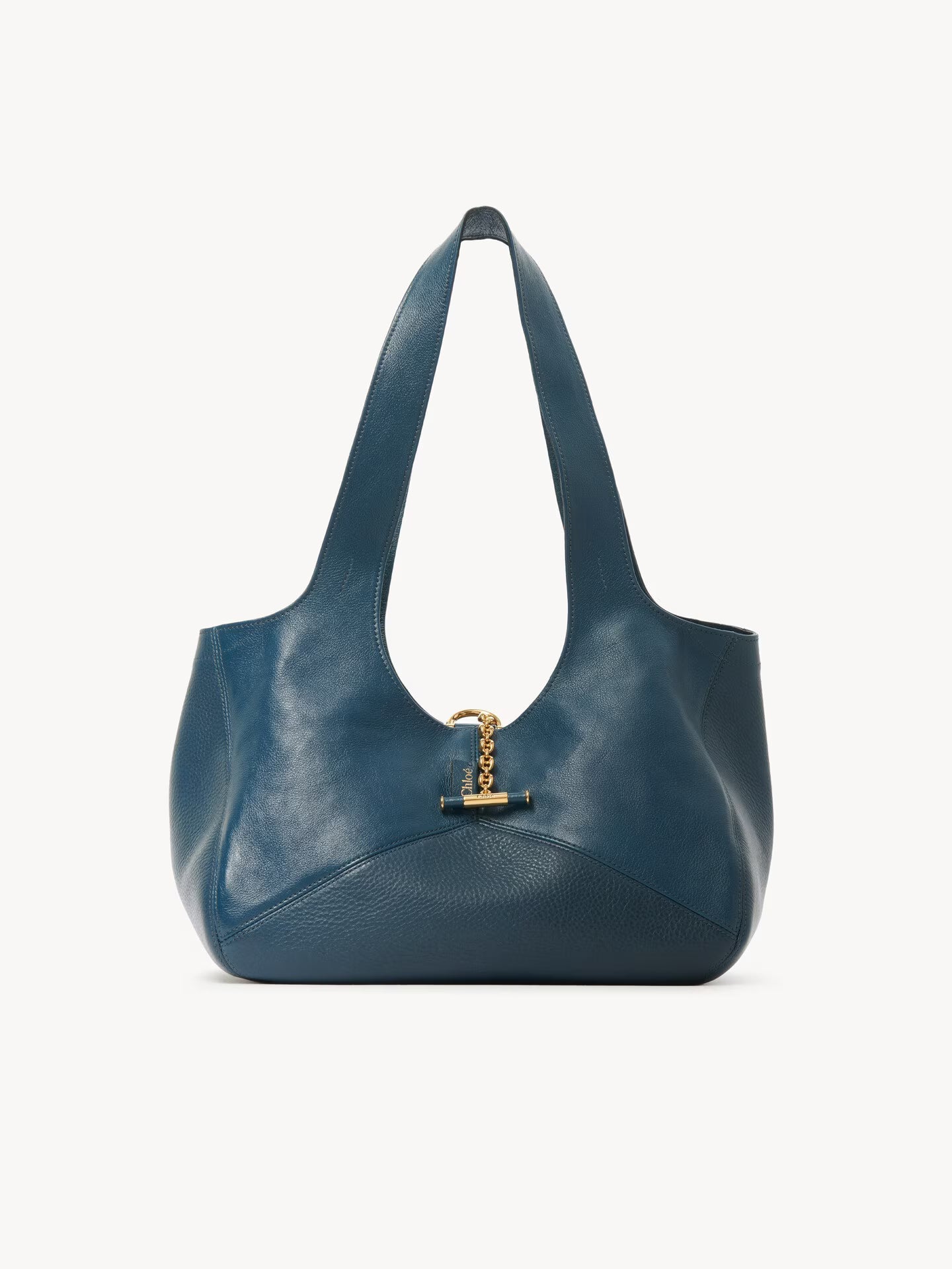 SAC CABAS EAST-WEST CHLOÉ BALLOON EN CUIR GRAINÉ