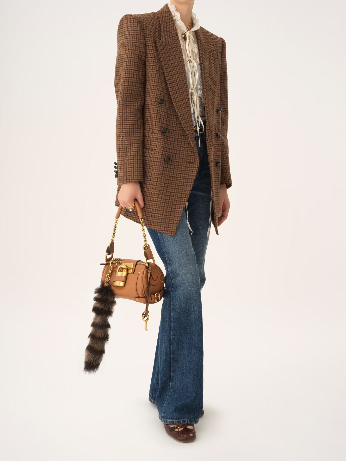 PETIT SAC CHAÎNE PADDINGTON EN CUIR GRAINÉ