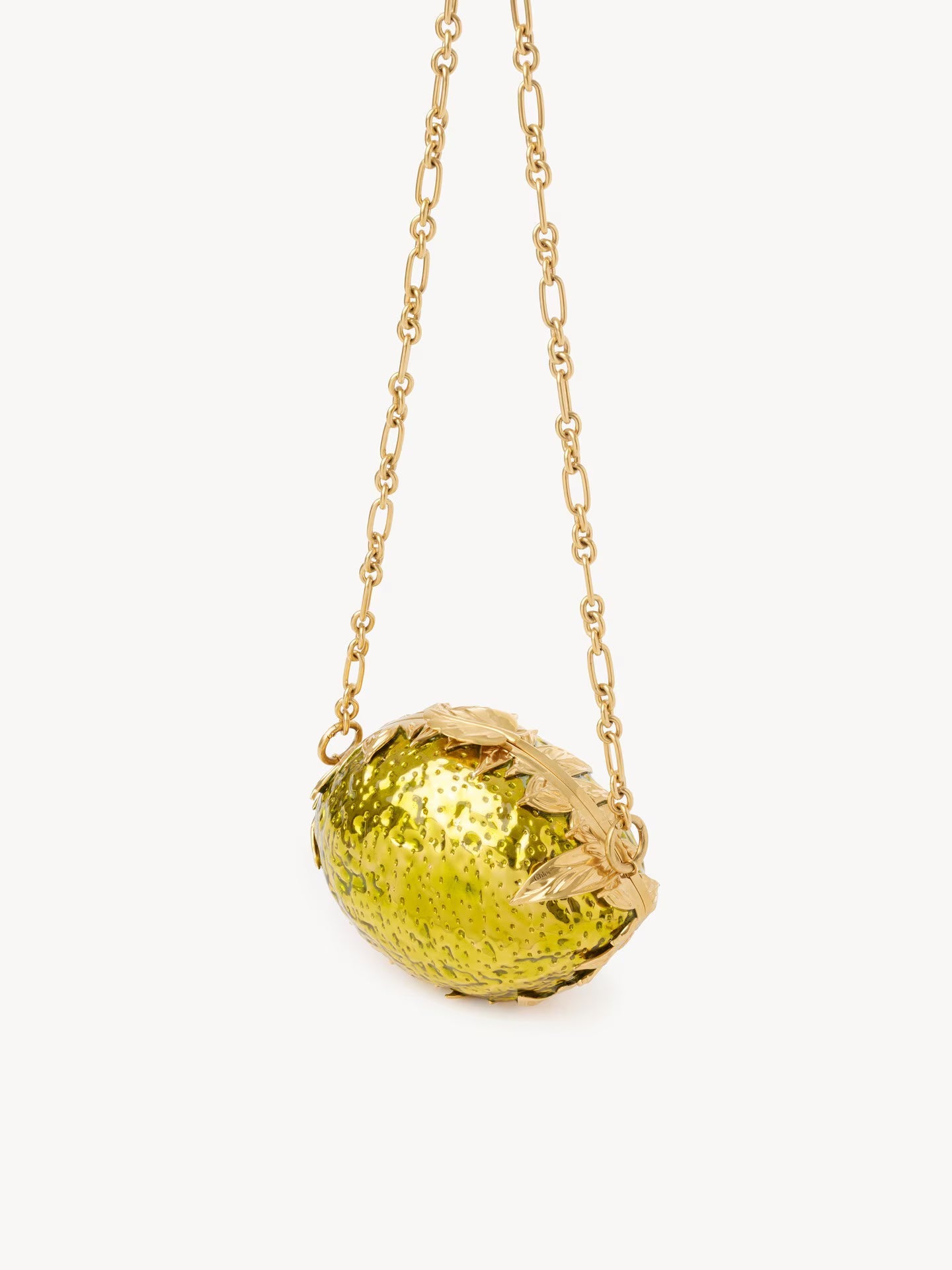 MINAUDIÈRE CITRON CHLOÉ TROPICUS EN LAITON