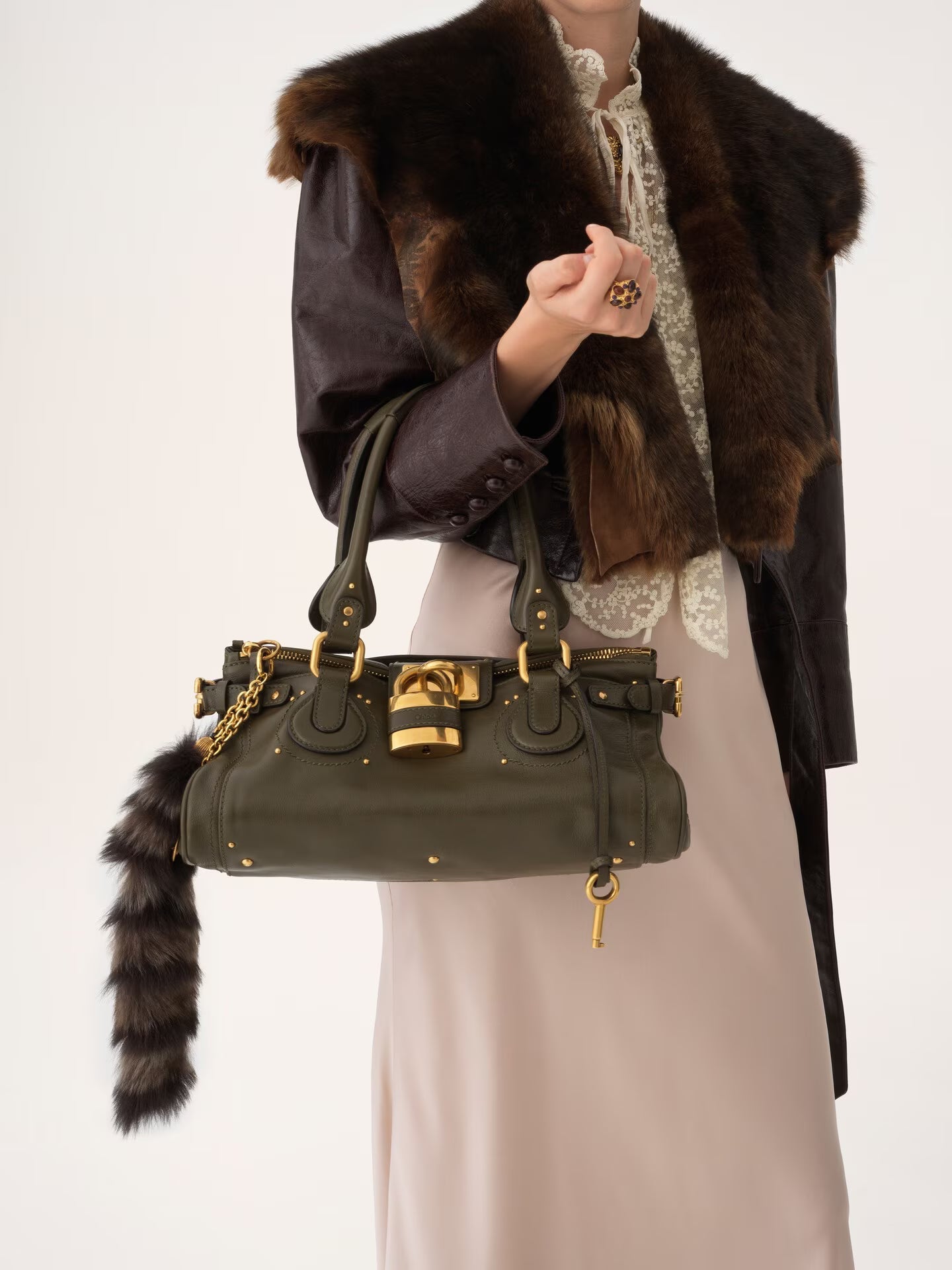 SAC PADDINGTON EN CUIR GRAINÉ