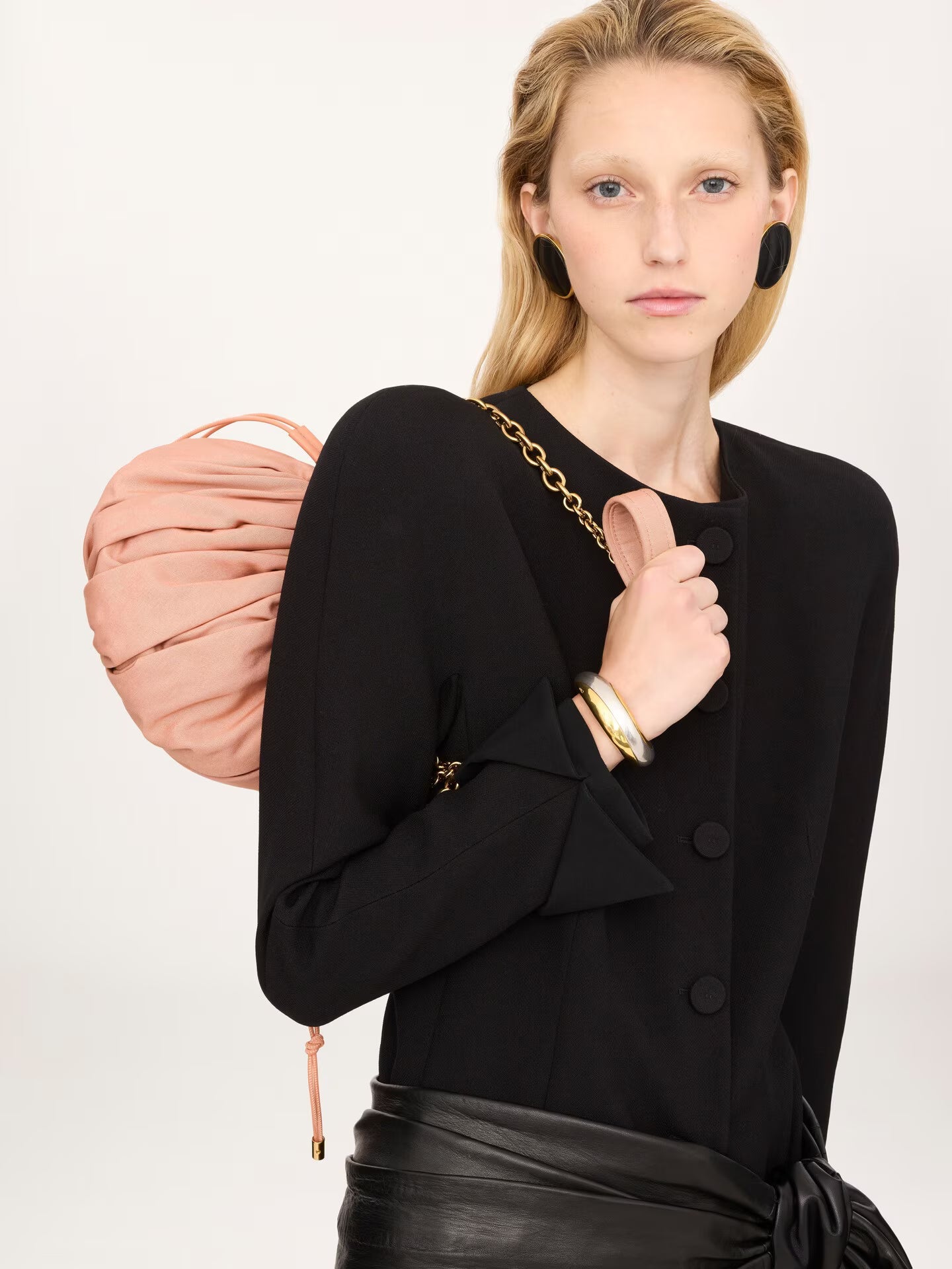 SAC CHAÎNE PORTÉ ÉPAULE CHLOÉ PLISSÉ EN NYLON