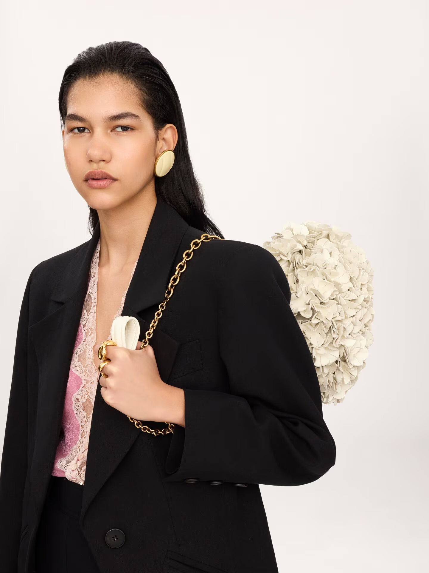 SAC CHAÎNE PORTÉ ÉPAULE CHLOÉ PLISSÉ EN CUIR PLISSÉ