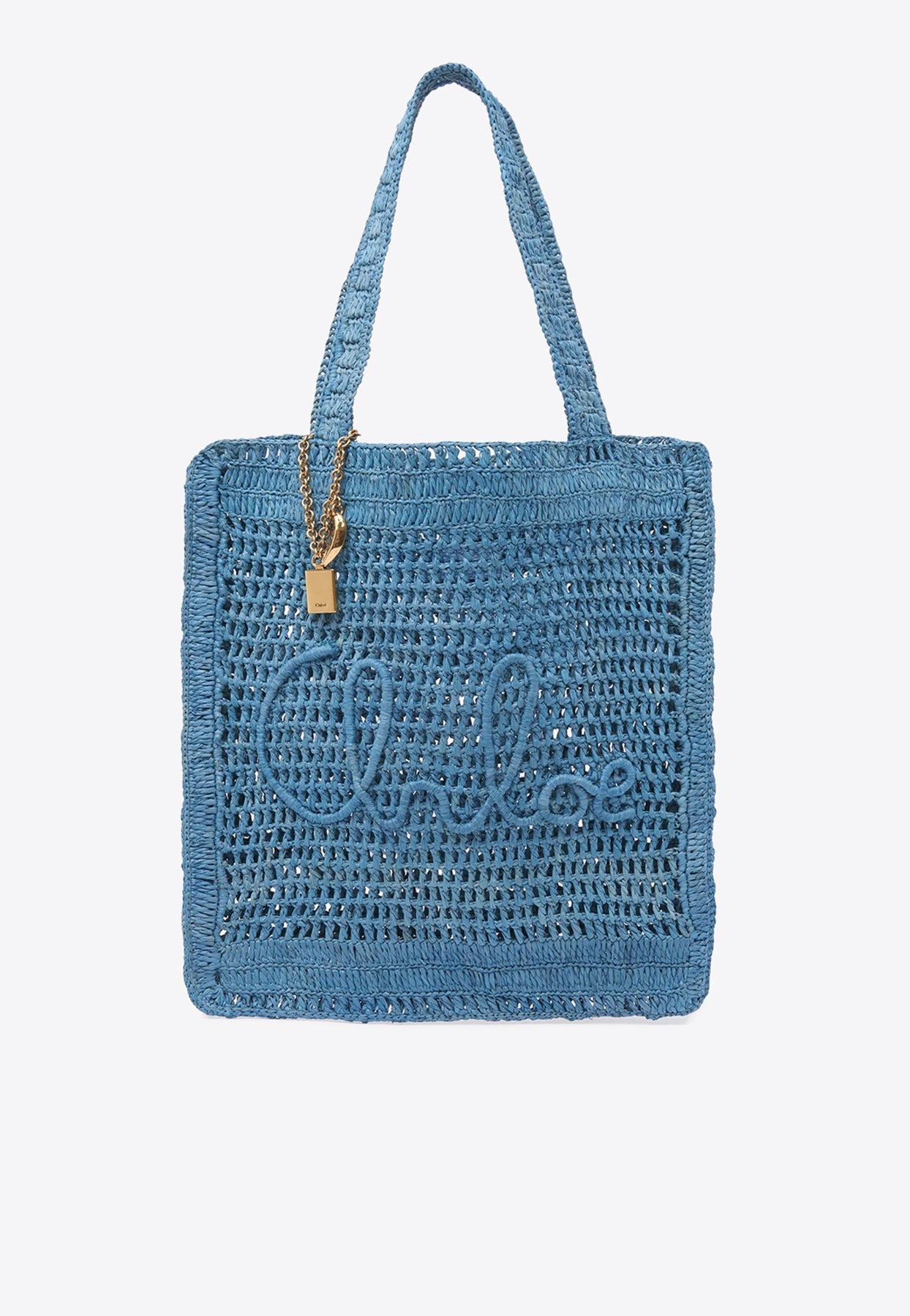 Summer Banana Woven-Raffia Cabas Bag