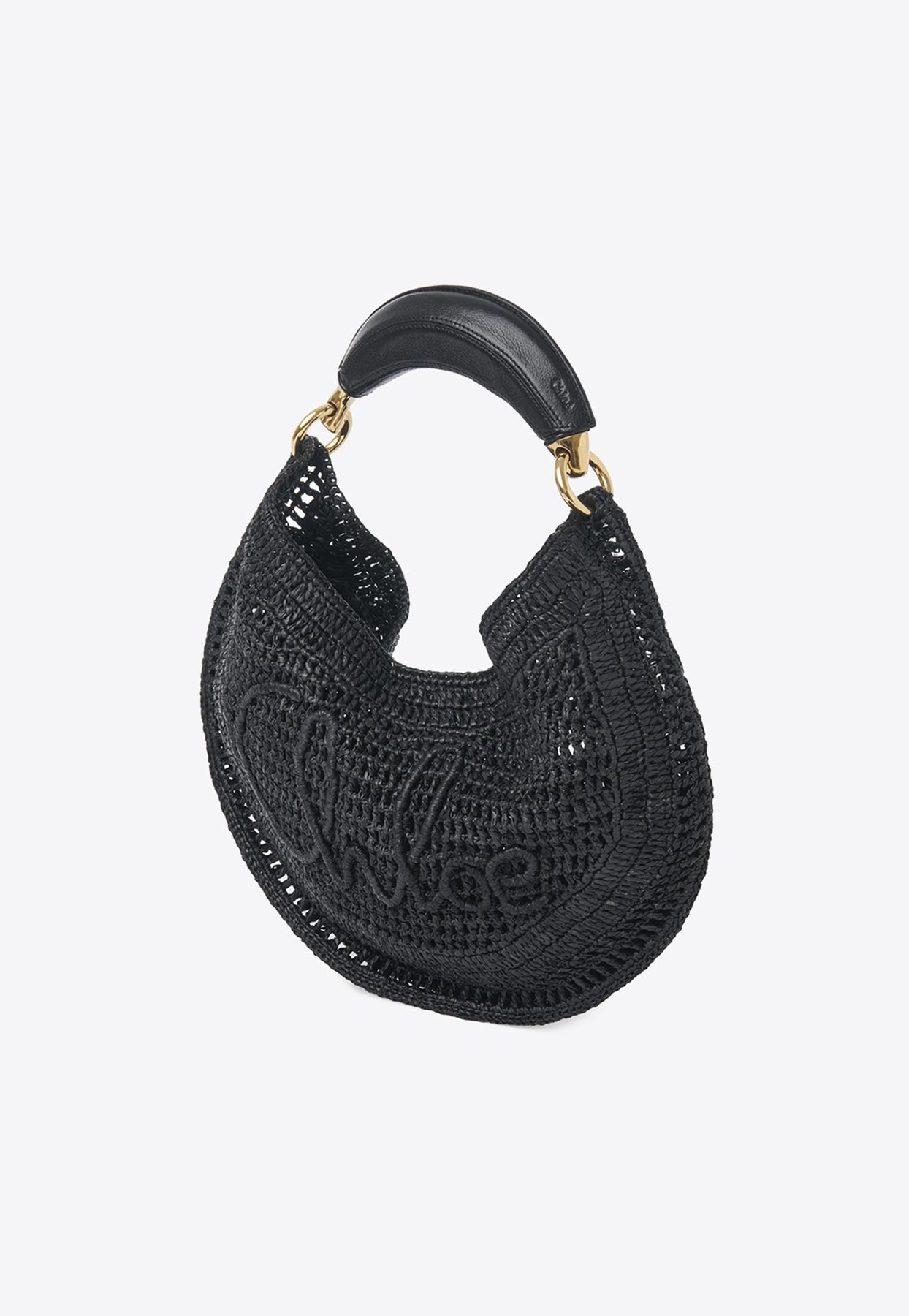Summer Banana Woven-Raffia Sac Hobo