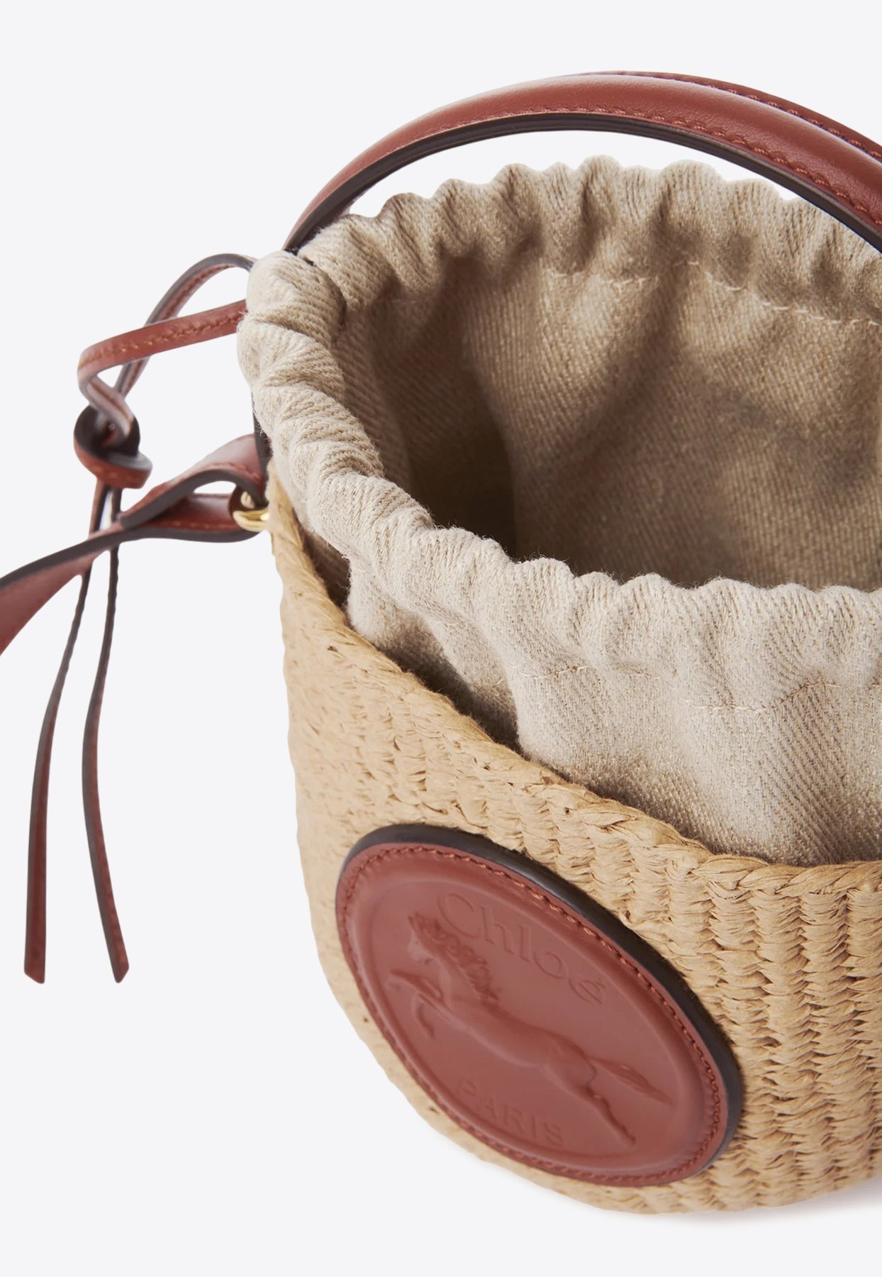 Mini Horse Medal Woven Sac Porté Épaule