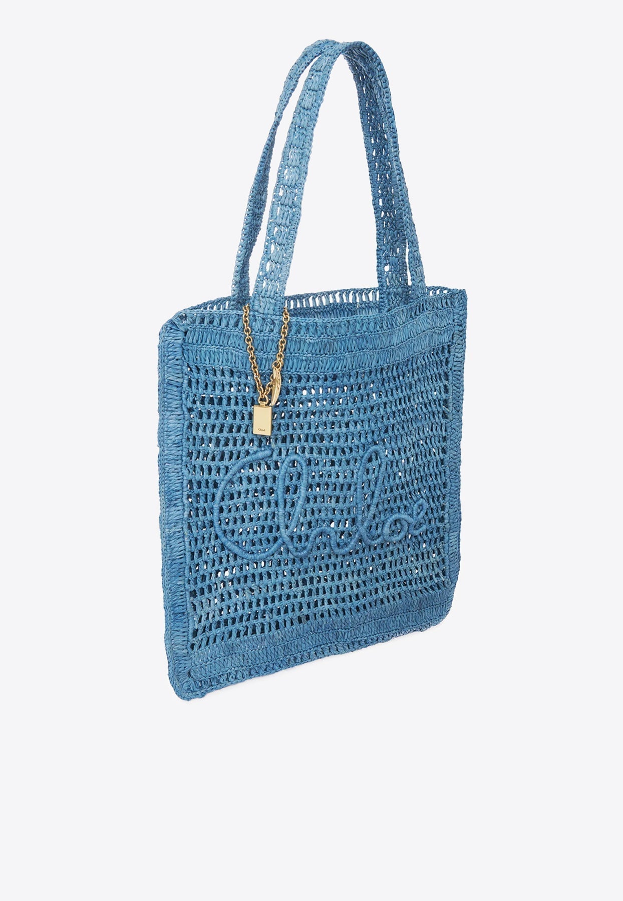 Summer Banana Woven-Raffia Cabas Bag