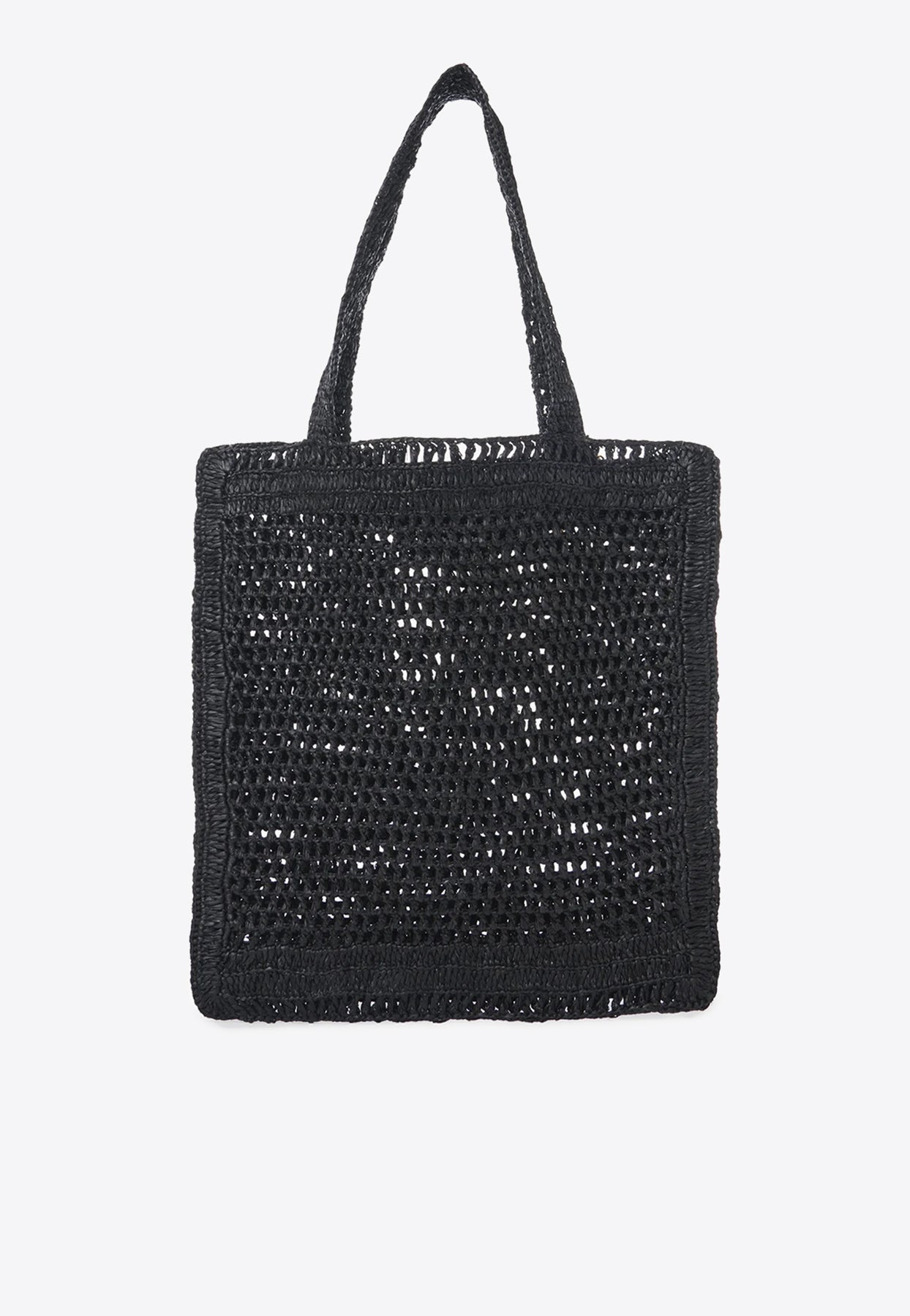 Summer Banana Woven-Raffia Cabas Bag