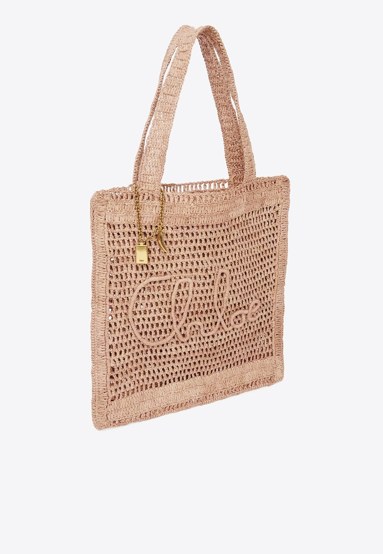 Summer Banana Woven-Raffia Cabas Bag