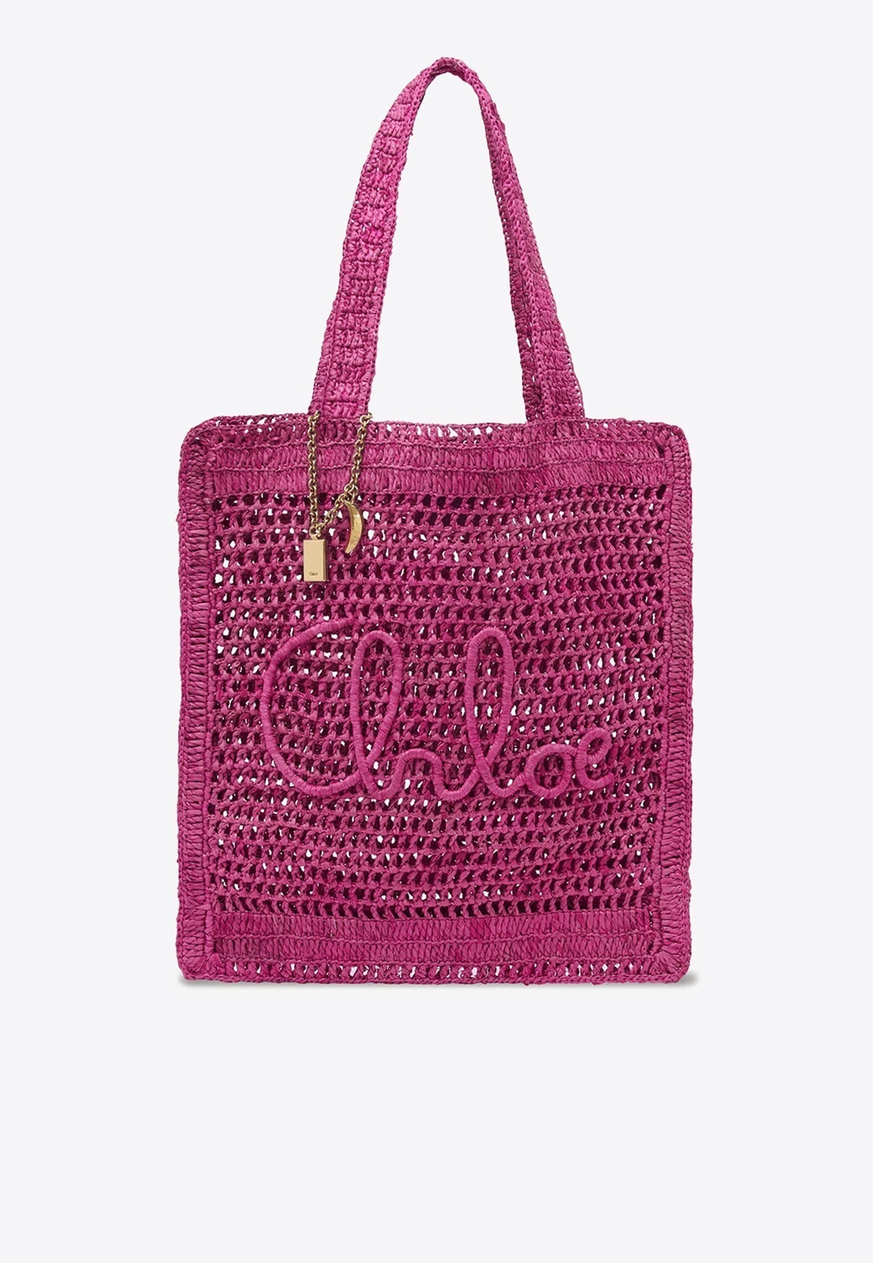 Summer Banana Woven-Raffia Cabas Bag