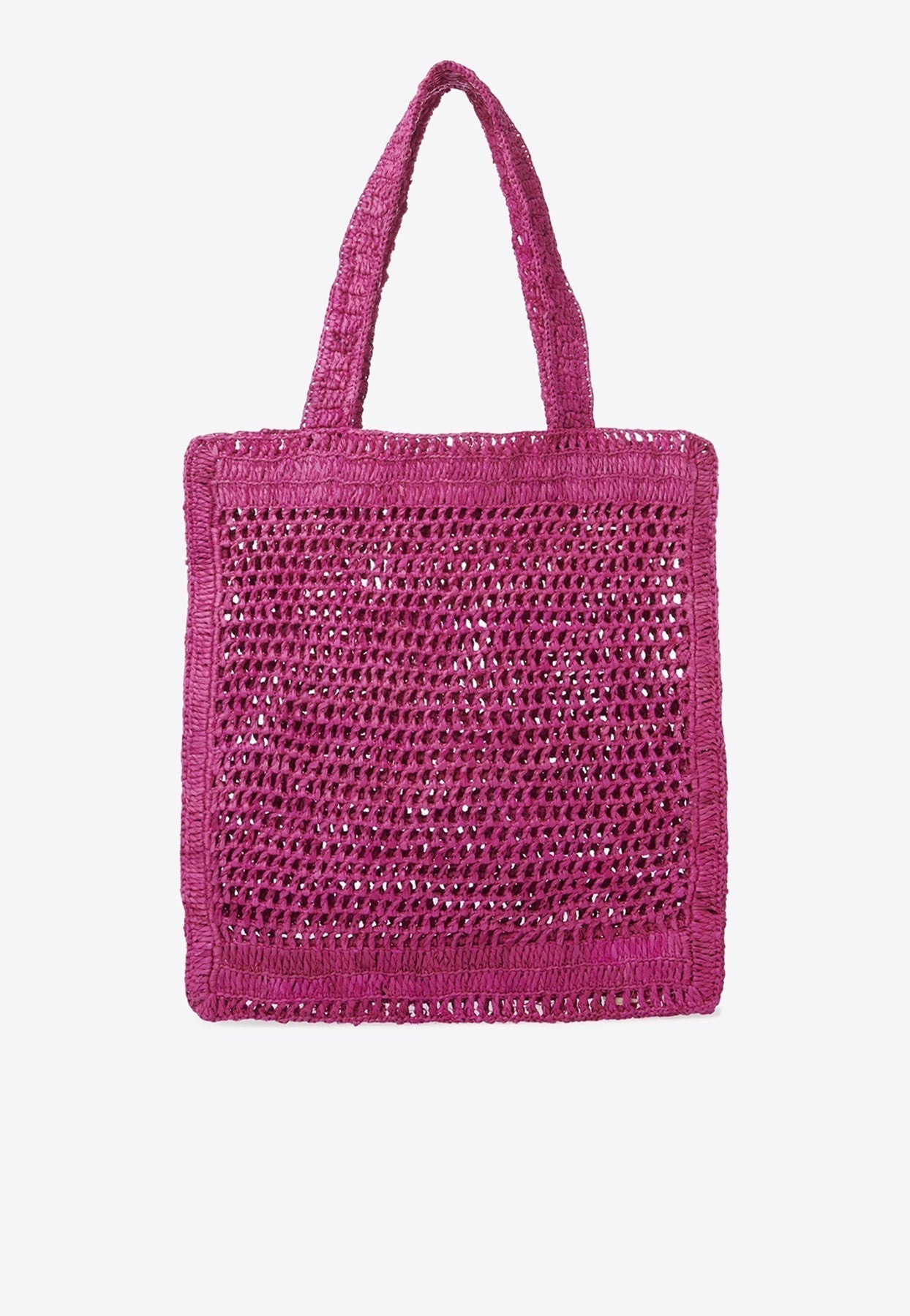 Summer Banana Woven-Raffia Cabas Bag