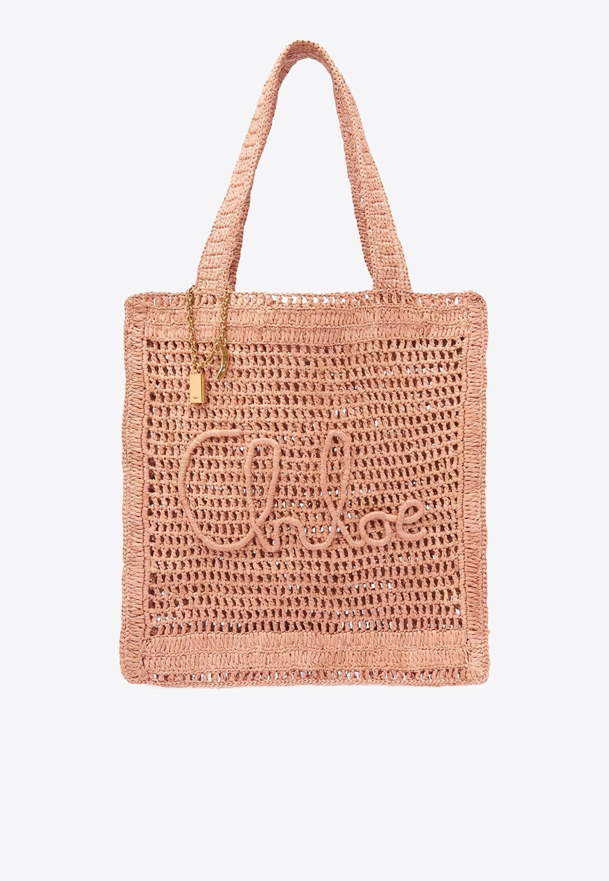 Summer Banana Woven-Raffia Cabas Bag