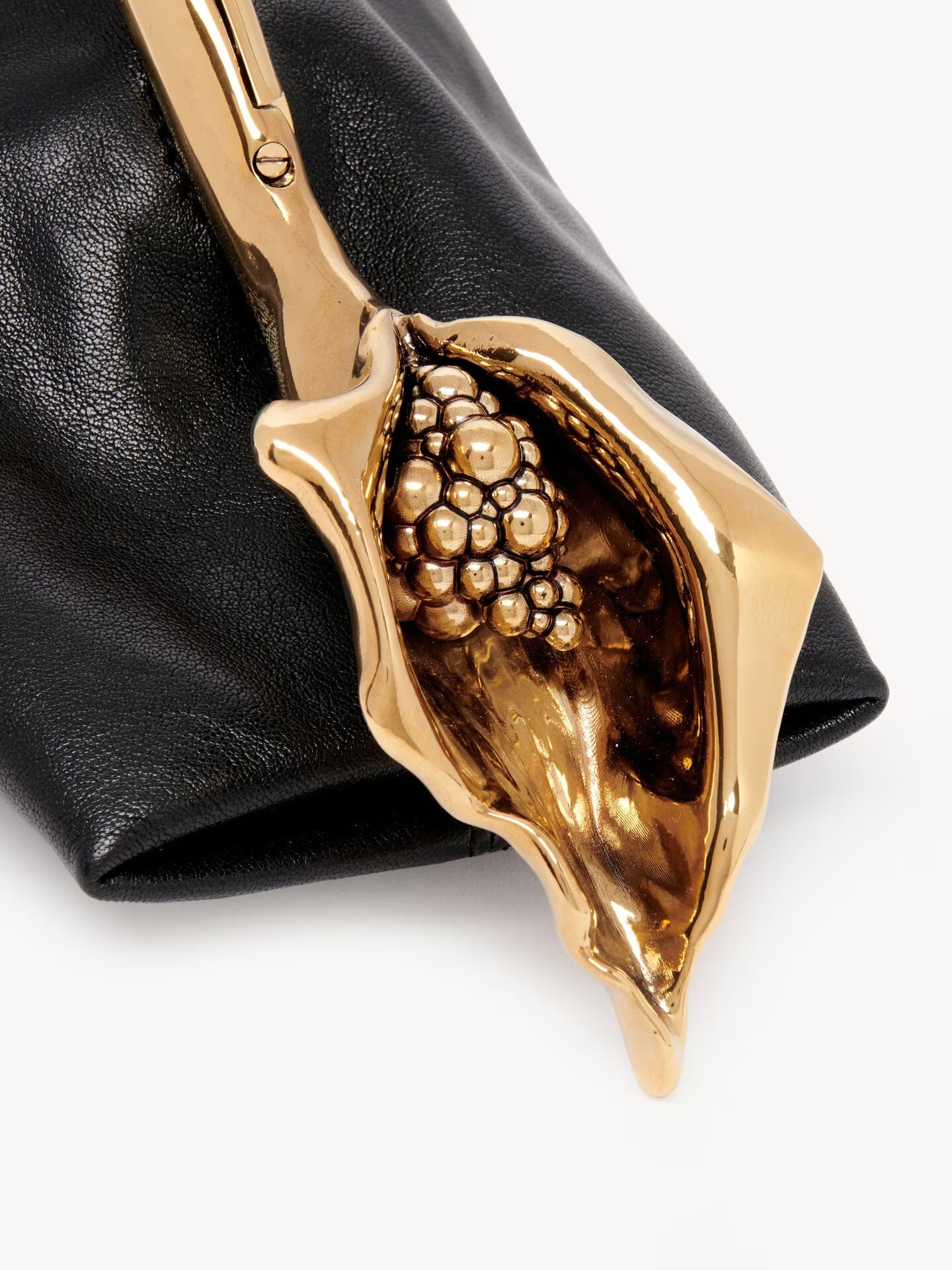 PETIT SAC SEAU DRAGONNE EDEN TREASURES EN CUIR VELOURS