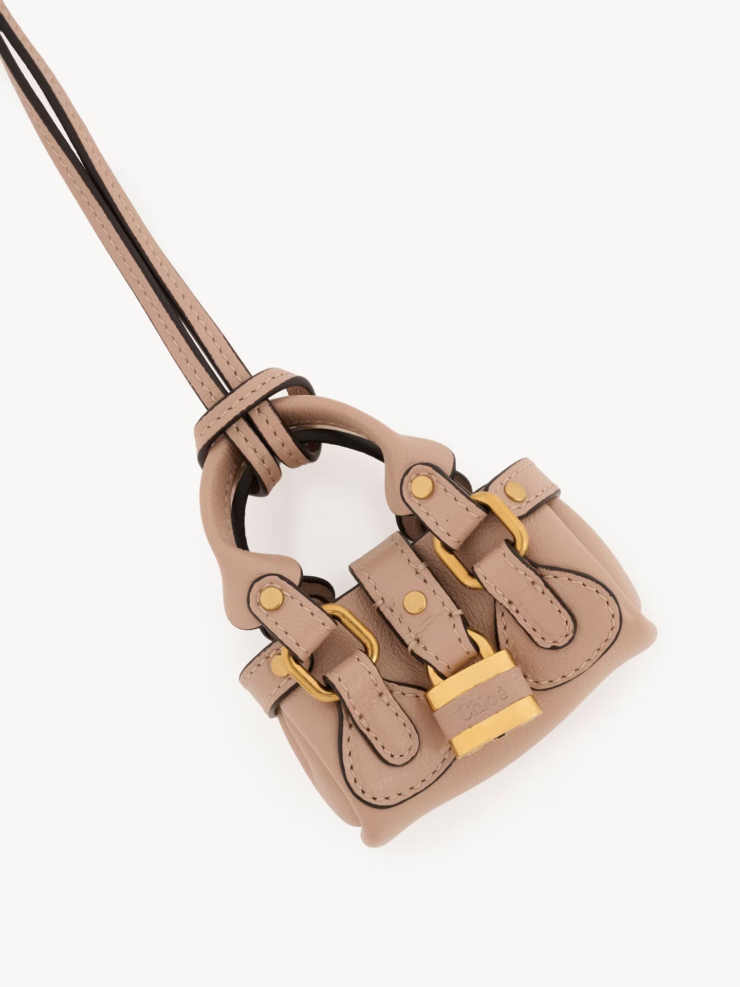 MINI SAC HOBO BRACELET BAG EN CUIR GRAINÉ